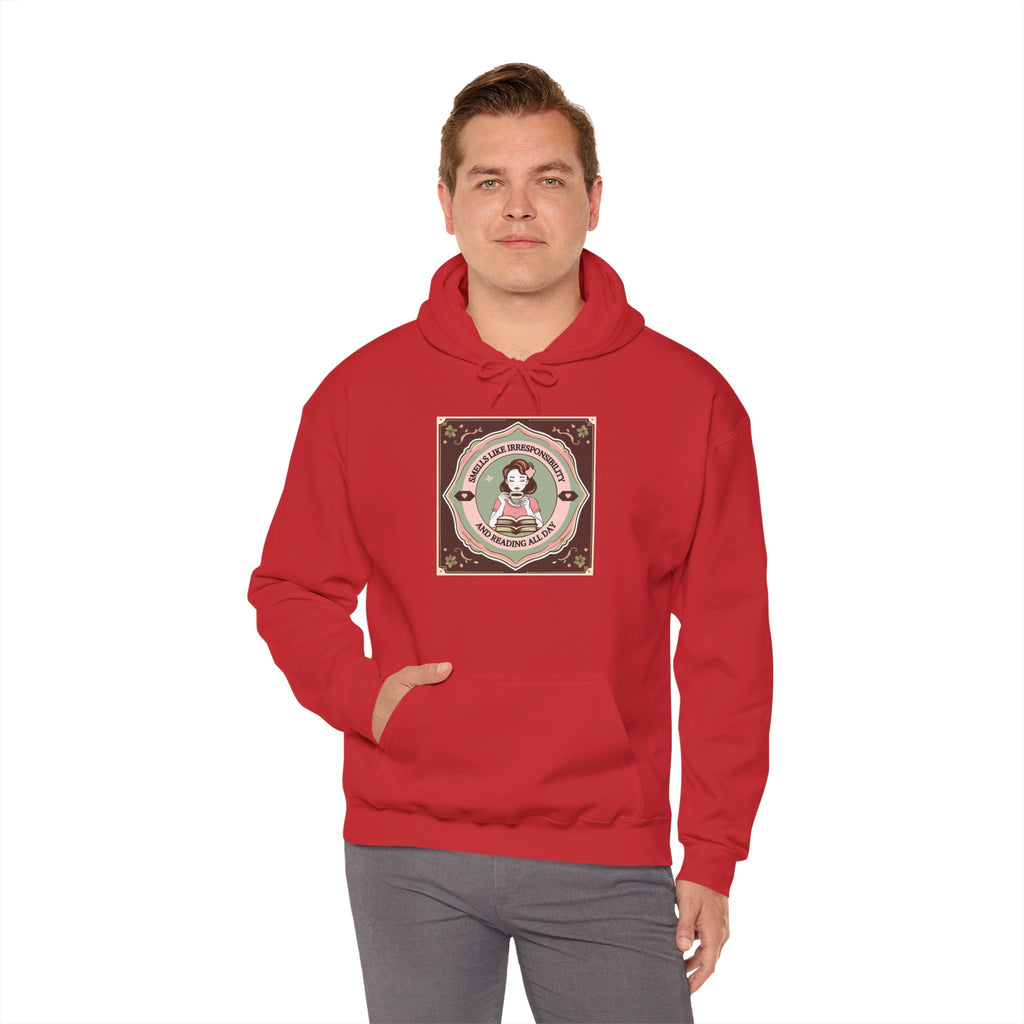 Cozy Unisex Hooded Sweatshirt with Cute Vintage Design - Perfect for Gift Giving, Casual Wear, Fall & Winter Comfort