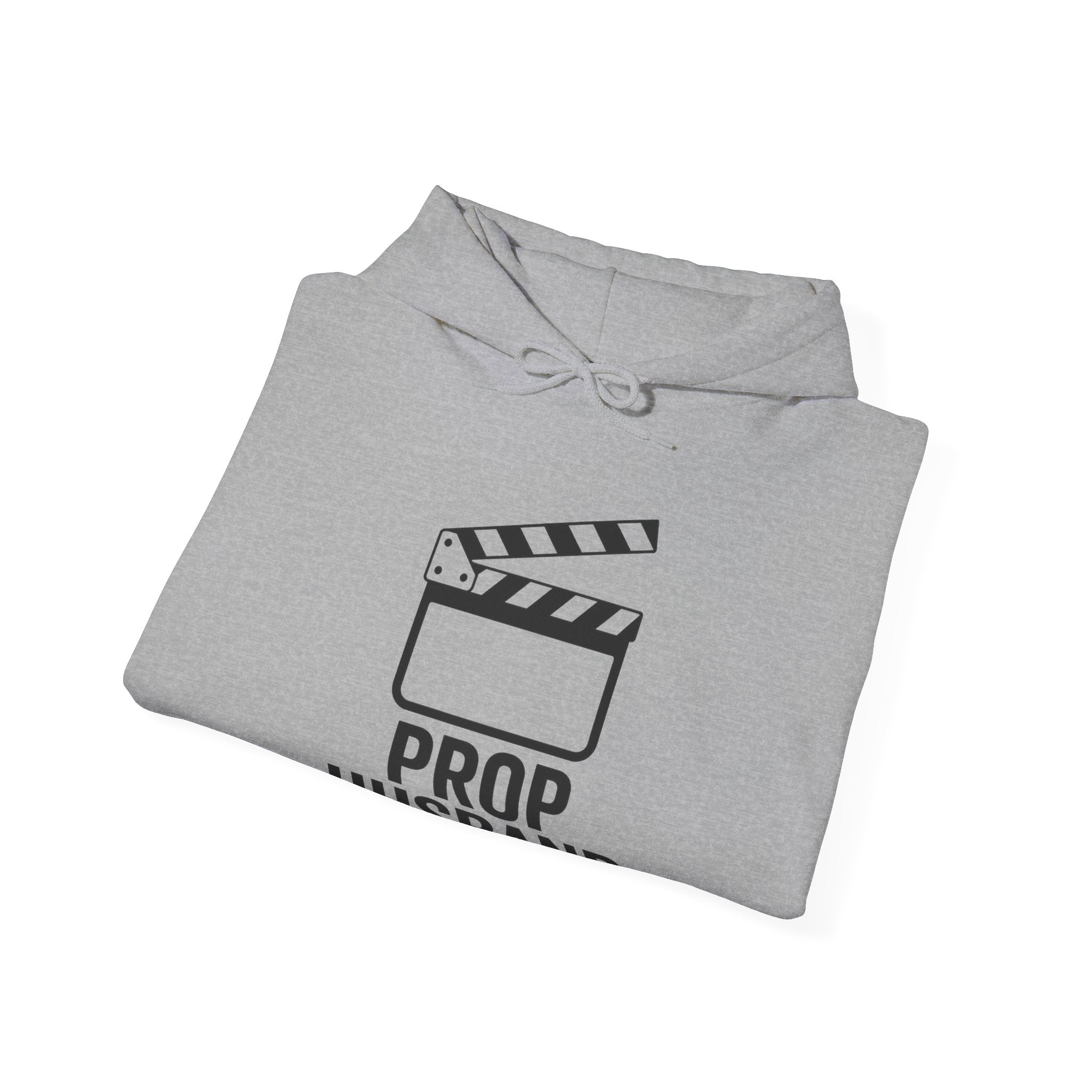 Prop Husband Hoodie — Funny Film Clapper Hooded Sweatshirt for Movie Lovers & Crew