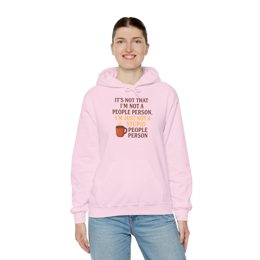 Funny People Person Sweatshirt, Unisex Hoodie, Cozy Gift for Introverts, Casual Wear, Perfect for Friends or Family, Great for Birthdays