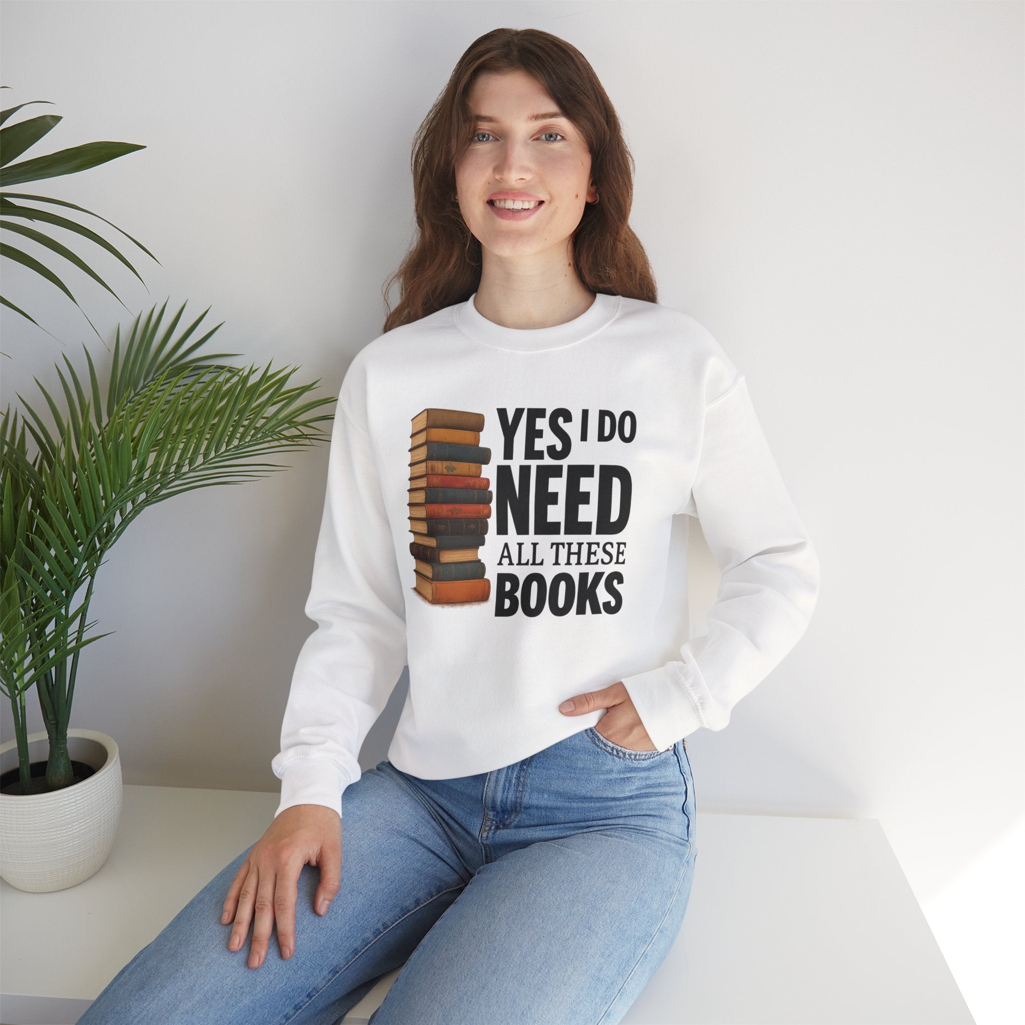 Book Lover's Sweatshirt: Cozy Reading Sweater, Gift for Writers, Library Lover, Literary Apparel, Perfect for Book Clubs