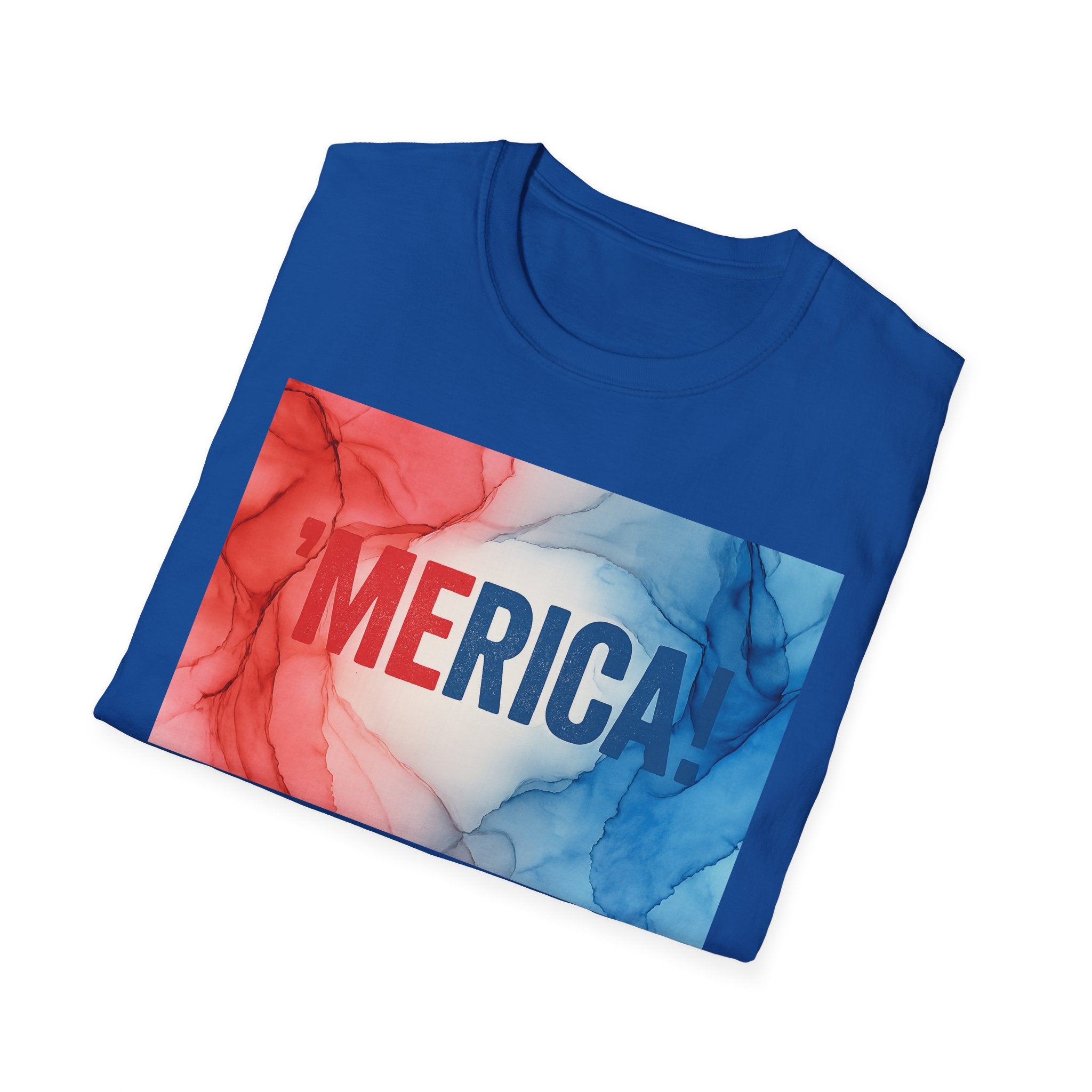 Patriotic Unisex T-Shirt with Colorful Smoke Design, American Spirit Shirt, 4th of July Tee, Casual Summer Top, Gift for Patriotic Holidays
