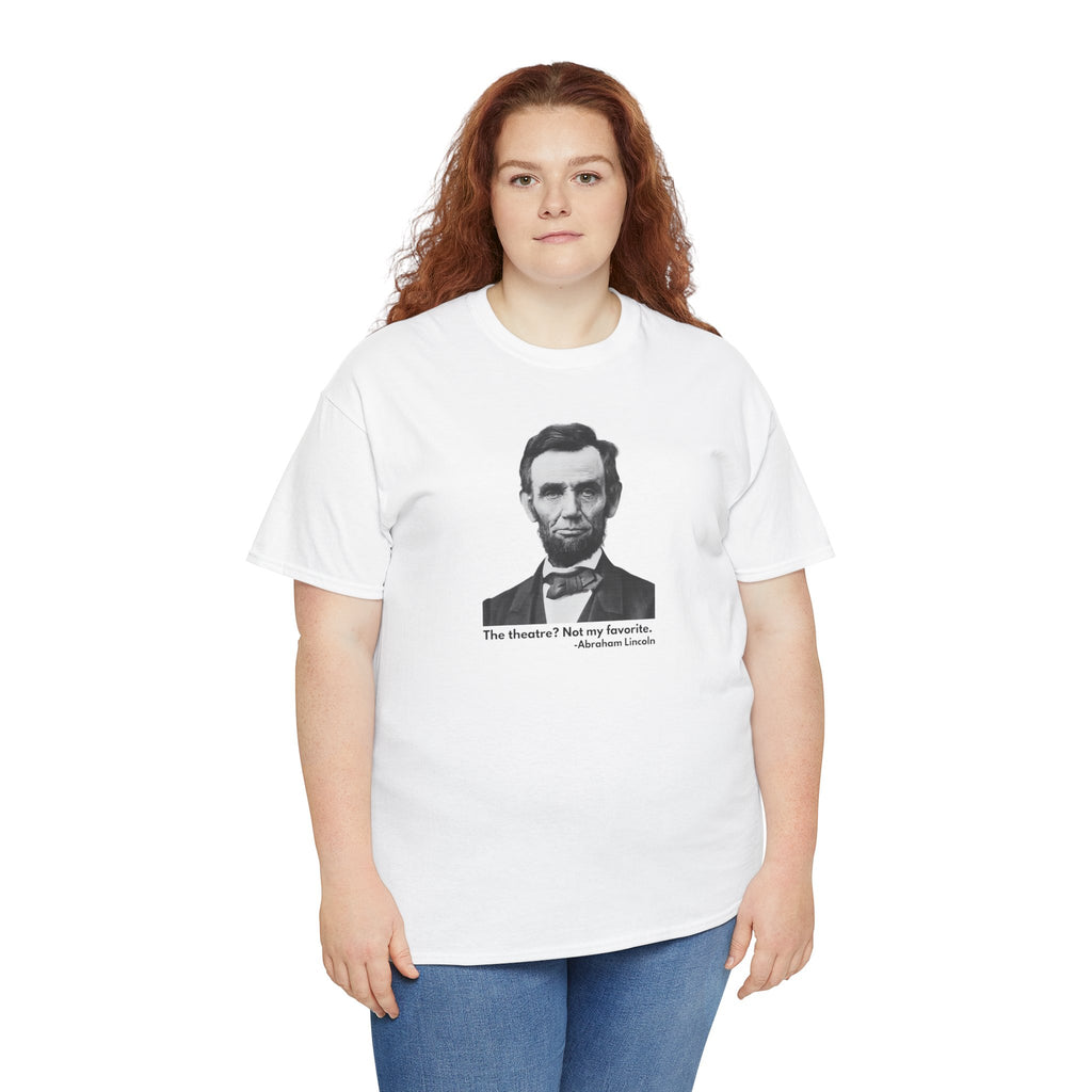 Abraham Lincoln Quote T-shirt, Unisex Heavy Cotton T-Shirt, Inspirational Gift, History Lover Apparel, Political Humor Shirt, Historical