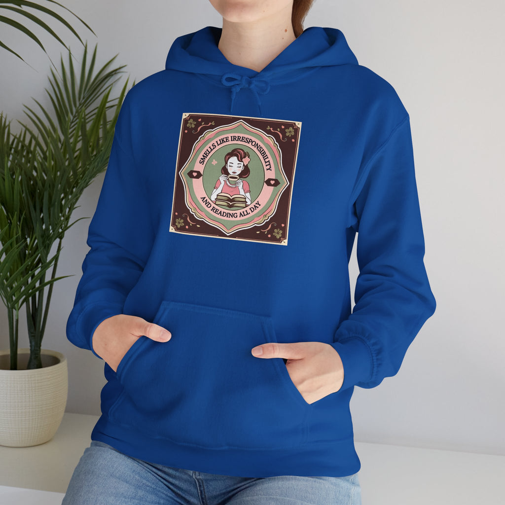 Cozy Unisex Hooded Sweatshirt with Cute Vintage Design - Perfect for Gift Giving, Casual Wear, Fall & Winter Comfort