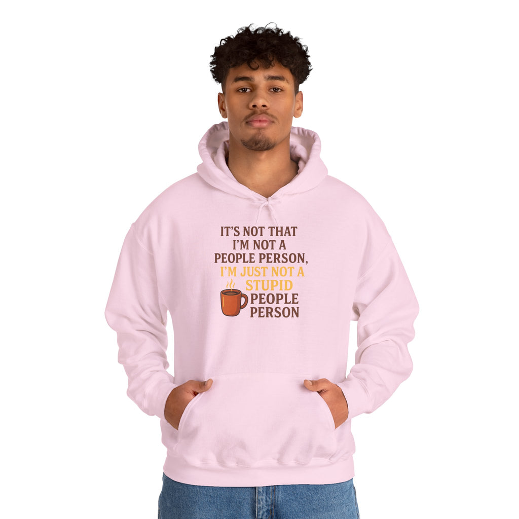 Funny People Person Sweatshirt, Unisex Hoodie, Cozy Gift for Introverts, Casual Wear, Perfect for Friends or Family, Great for Birthdays