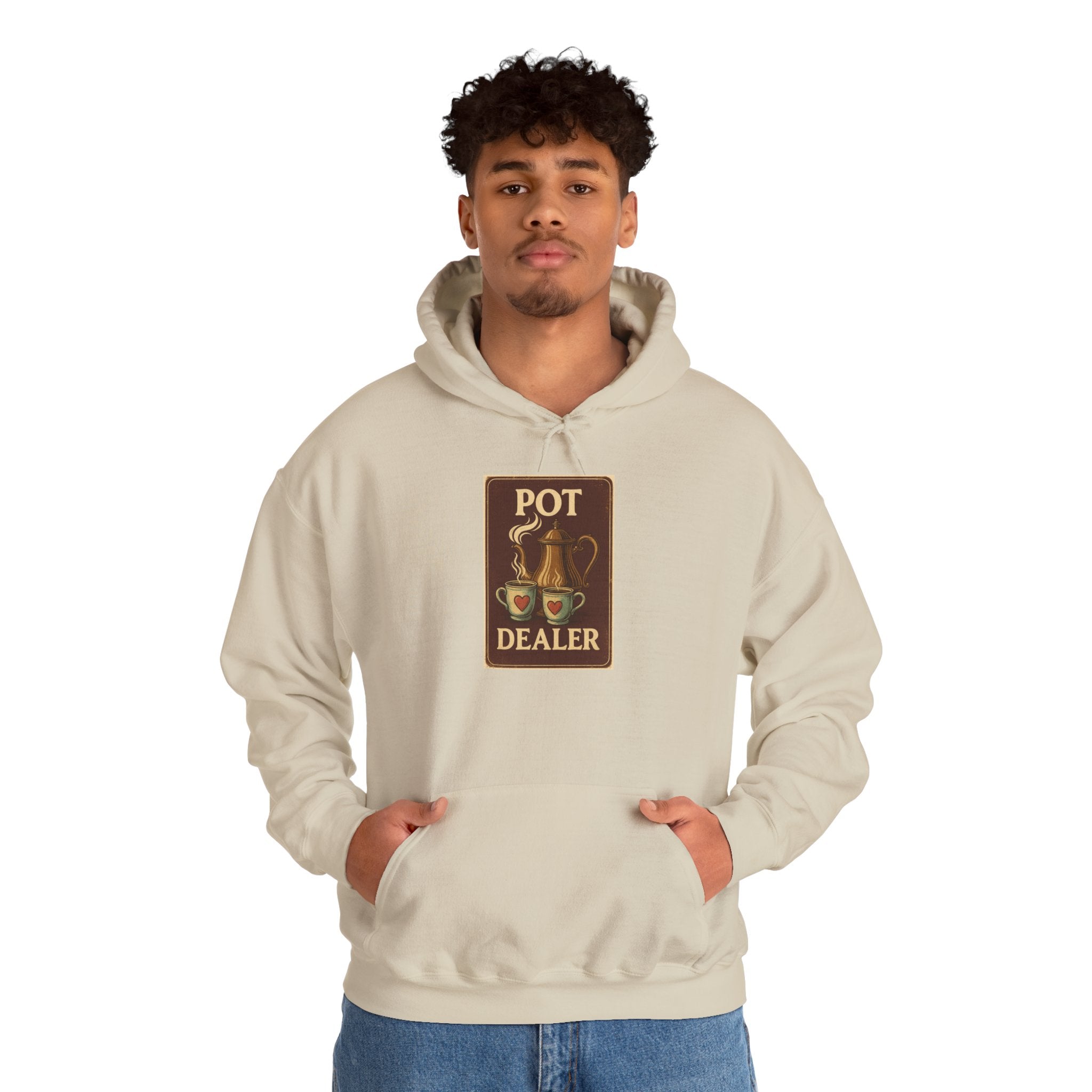 Pot Dealer Hoodie, Funny Gift, Unisex Sweatshirt Hoodie , Cozy Casual Wear, Perfect for Coffee Lovers