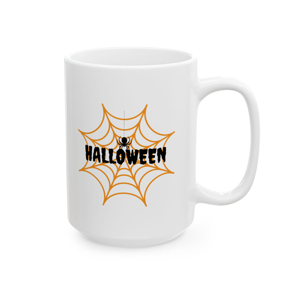 Spooky Halloween Spiders Web Coffee Mug - Perfect for Fall, Haunted House Decor, Gift for Witch Lovers, Coffee Cup, Halloween Party Favors