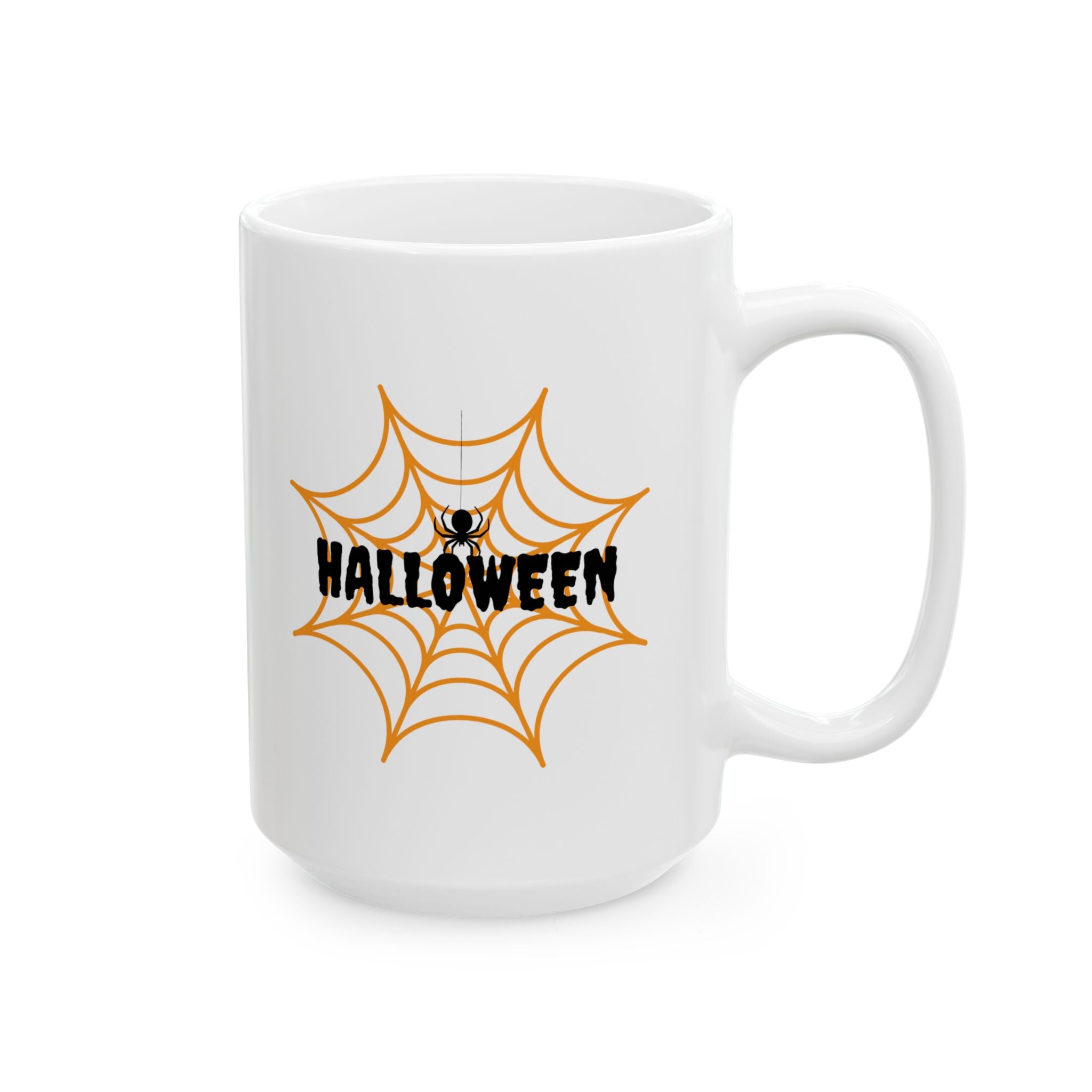 Spooky Halloween Spiders Web Coffee Mug - Perfect for Fall, Haunted House Decor, Gift for Witch Lovers, Coffee Cup, Halloween Party Favors