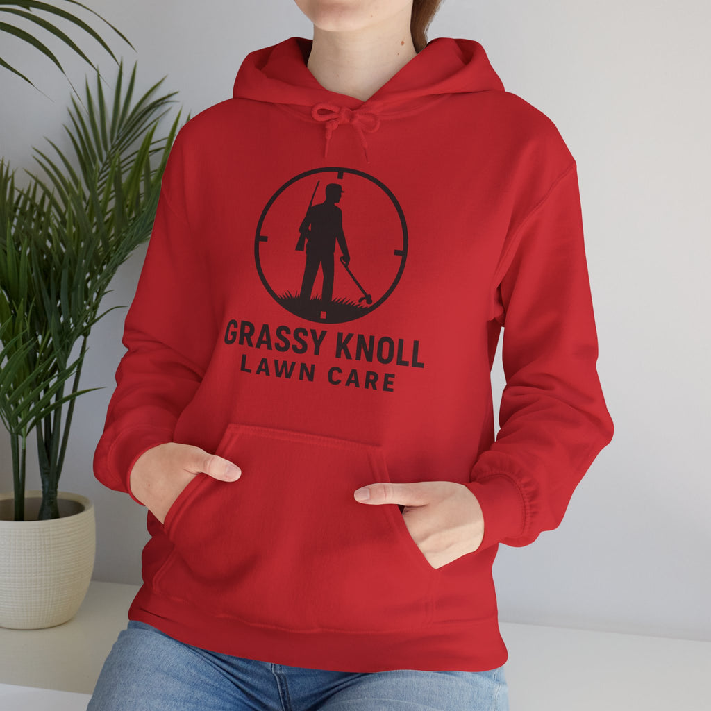 Grassy Knoll Lawn Care Hoodie – Logo Workwear Hooded Sweatshirt