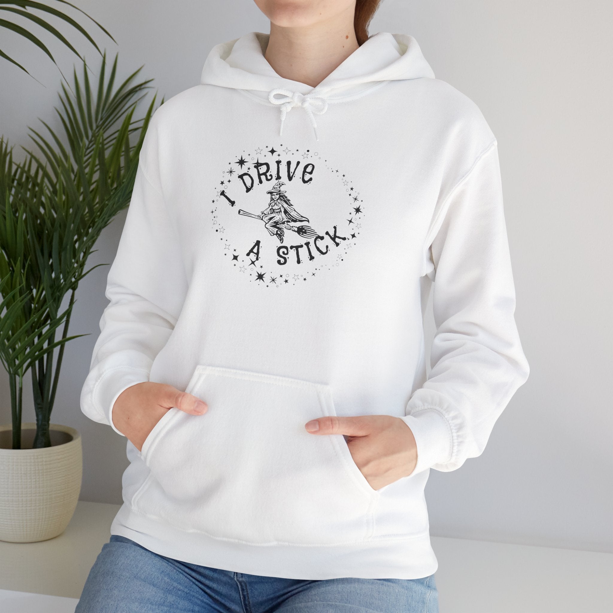 Funny I DRIVE A STICK Hoodie | Perfect Gift for Halloween, Casual Wear, Birthday, and More