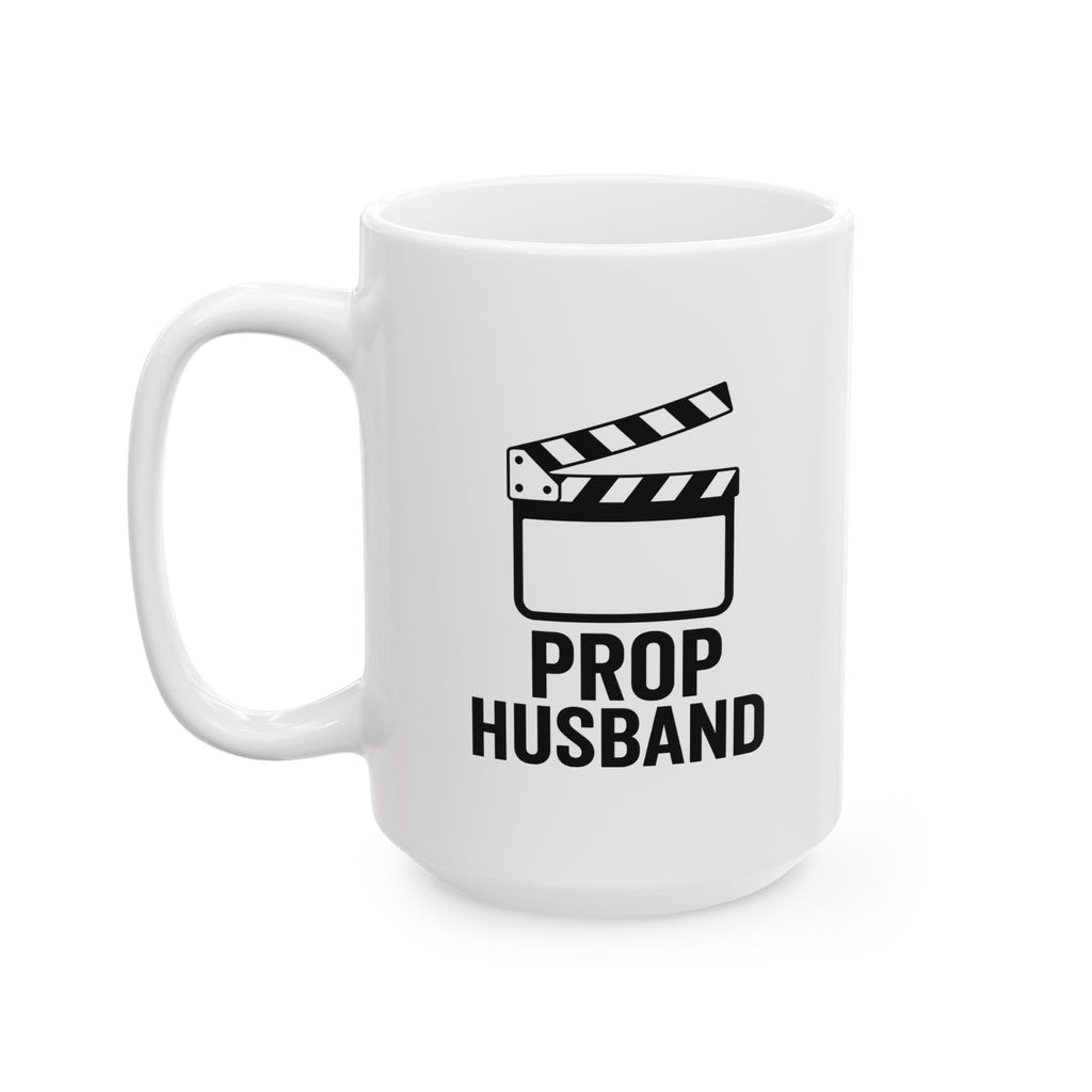 Funny PROP HUSBAND Ceramic Mug - Perfect Gift for Him, Coffee Cup, Humorous Present, Personalized Mug, Relationship Gift