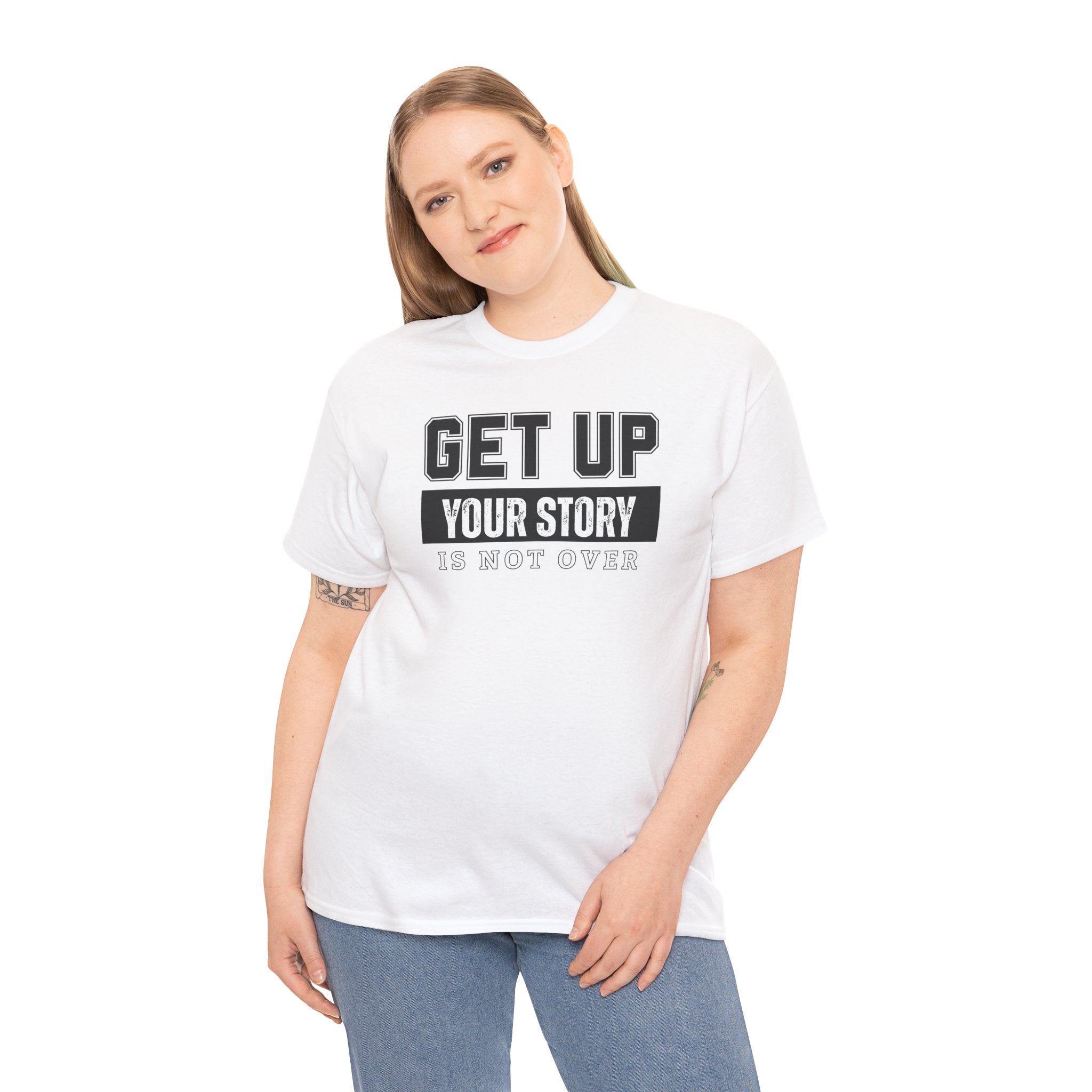 Inspirational Story Tee, Motivational Shirt, Unisex Cotton Top, Gift for Encouragement, Casual Wear, Positive Vibes