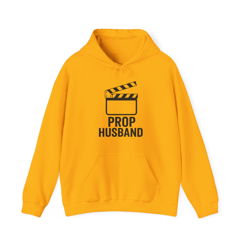 Prop Husband Hoodie — Funny Film Clapper Hooded Sweatshirt for Movie Lovers & Crew