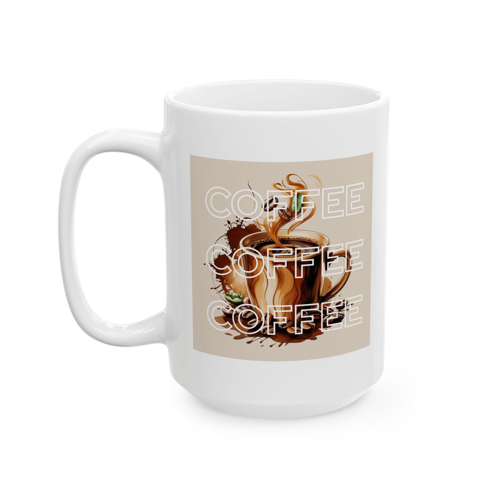 Coffee Lover's Ceramic Mug - Perfect Gift for Tea & Coffee Enthusiasts, Kitchen Decor, Birthday Gift, Home, Office, Morning Essentials