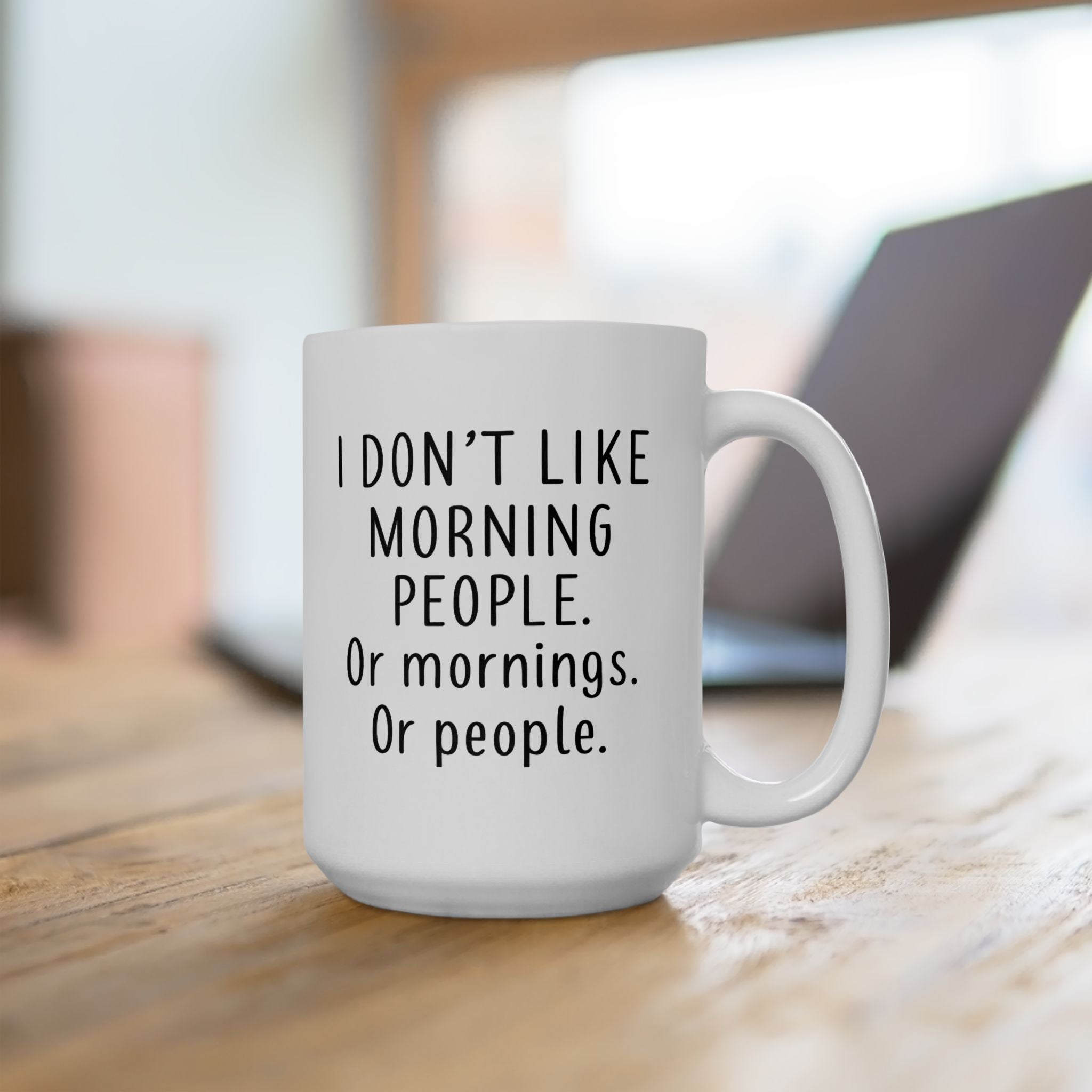 Funny Coffee Mug for Introverts | Gift for Coffee Lovers & Friends | 11oz & 15oz