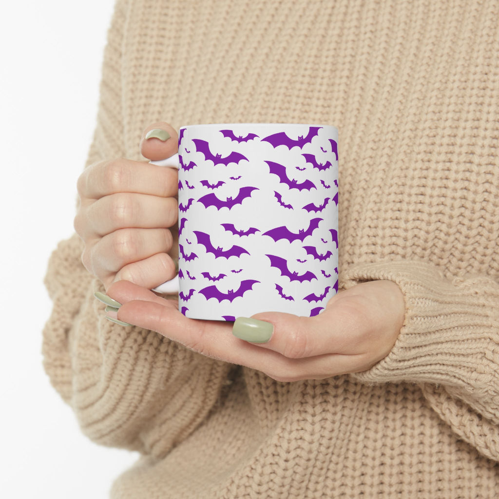 Ceramic Bat Mug - Perfect for Halloween, Gothic Gifts, Coffee Lover, Tea Time, Spooky Decor, Haunted House