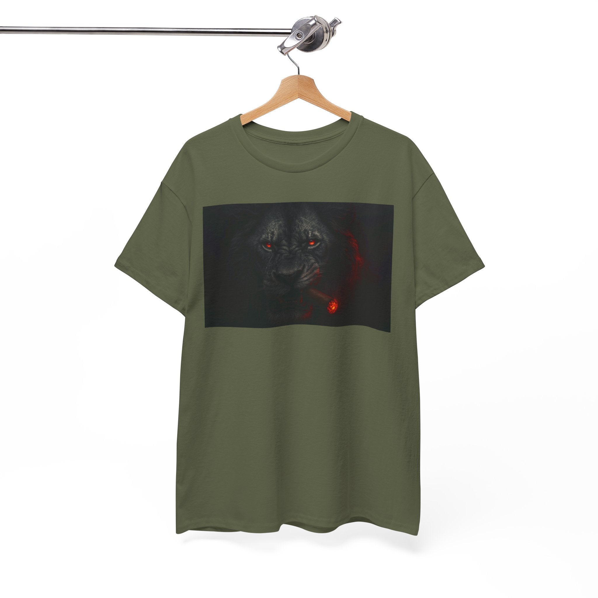 King Mode Engaged - Unisex Heavy Cotton T-shirt, Casual Shirt, Gift for Animal Lovers, Perfect for bosses, Unique Graphic Tee