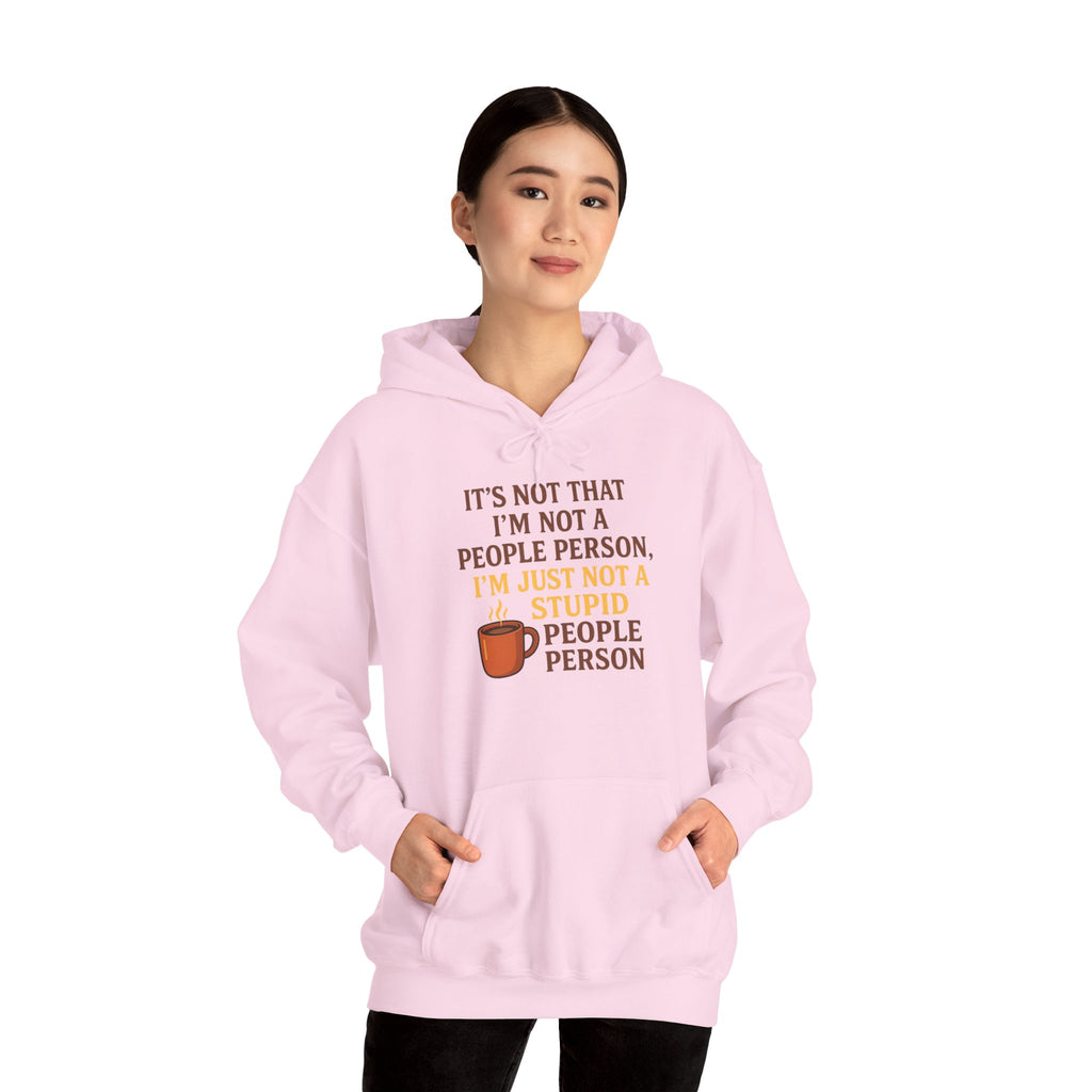 Funny People Person Sweatshirt, Unisex Hoodie, Cozy Gift for Introverts, Casual Wear, Perfect for Friends or Family, Great for Birthdays