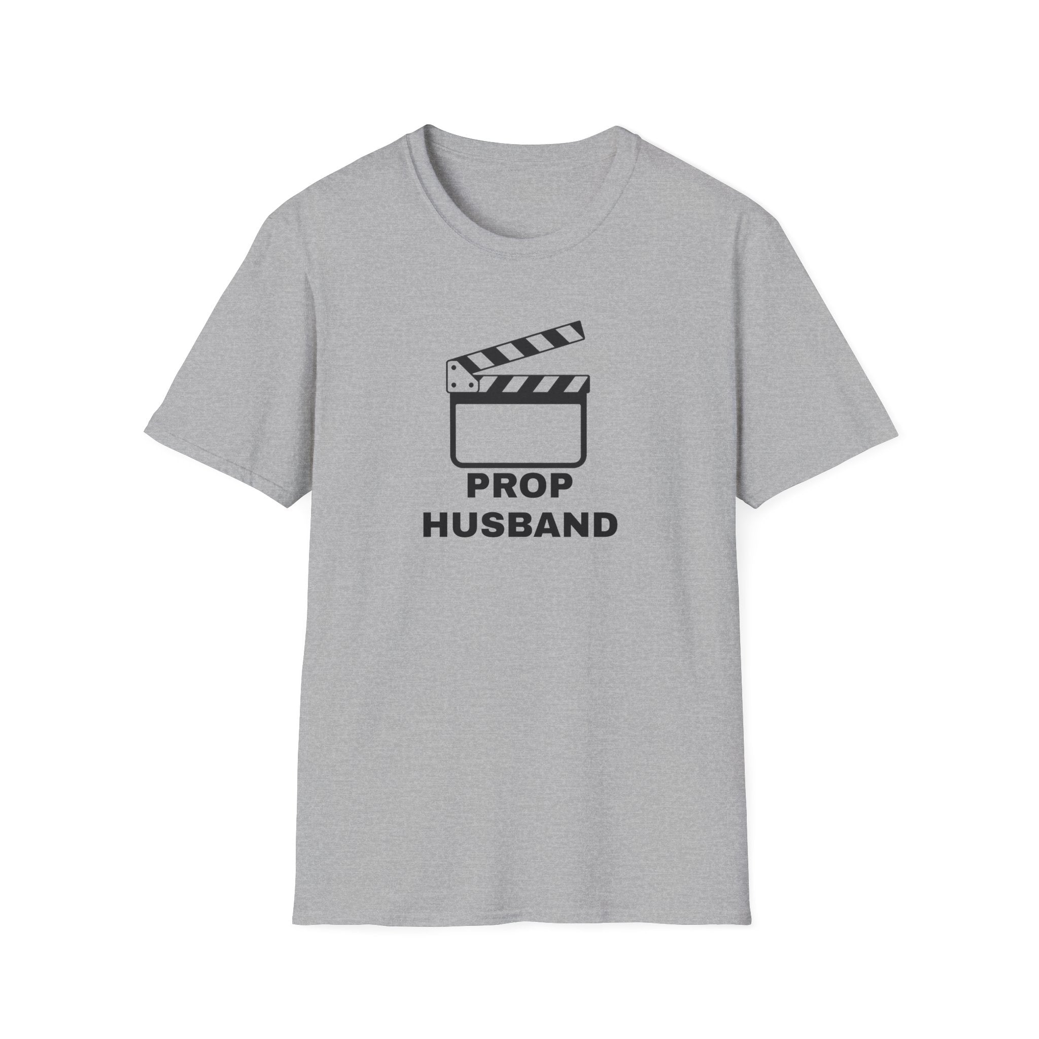 Prop Husband Unisex Softstyle T-Shirt, Movie Lover Gift, Film Set Apparel, Cinema Humor Tee, Casual Wear for Creatives