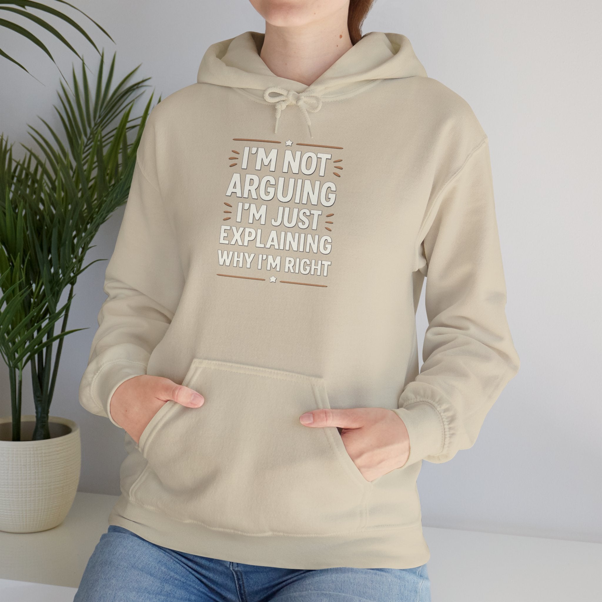 Who IS Right? Humorous Unisex Hooded Sweatshirt - Perfect for Friends, Family Gifts, Casual Wear, Comedy Lovers, Cozy Outfits