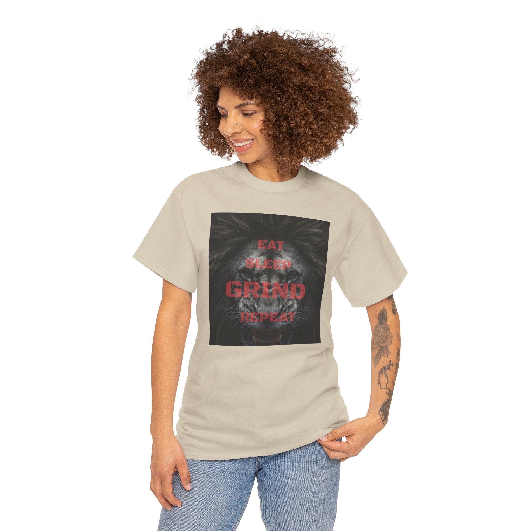 Eat, Sleep, Grind, Repeat Motivational Unisex T-shirt -  Streetwear, Gift for Fitness Lovers, Entrepreneur's, Casual Wear, Motivation Shirt