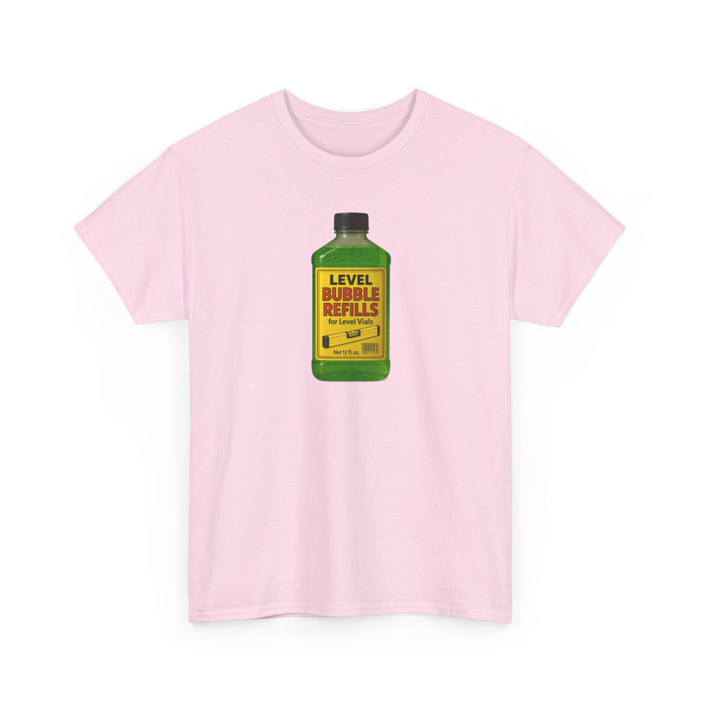 Level Bubbles Refill Gag T-shirt, Fun T-Shirt for Bubble Lovers,  Car Lovers, or just lovers. Casual Wear, Gift for Kids and Adults, Birthday, Summer Fun