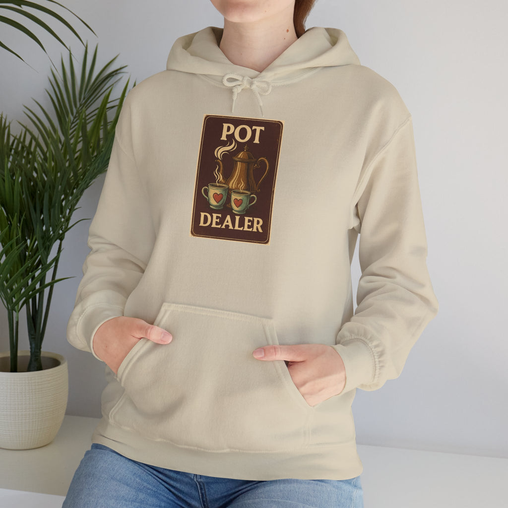 Pot Dealer Hoodie, Funny Gift, Unisex Sweatshirt Hoodie , Cozy Casual Wear, Perfect for Coffee Lovers