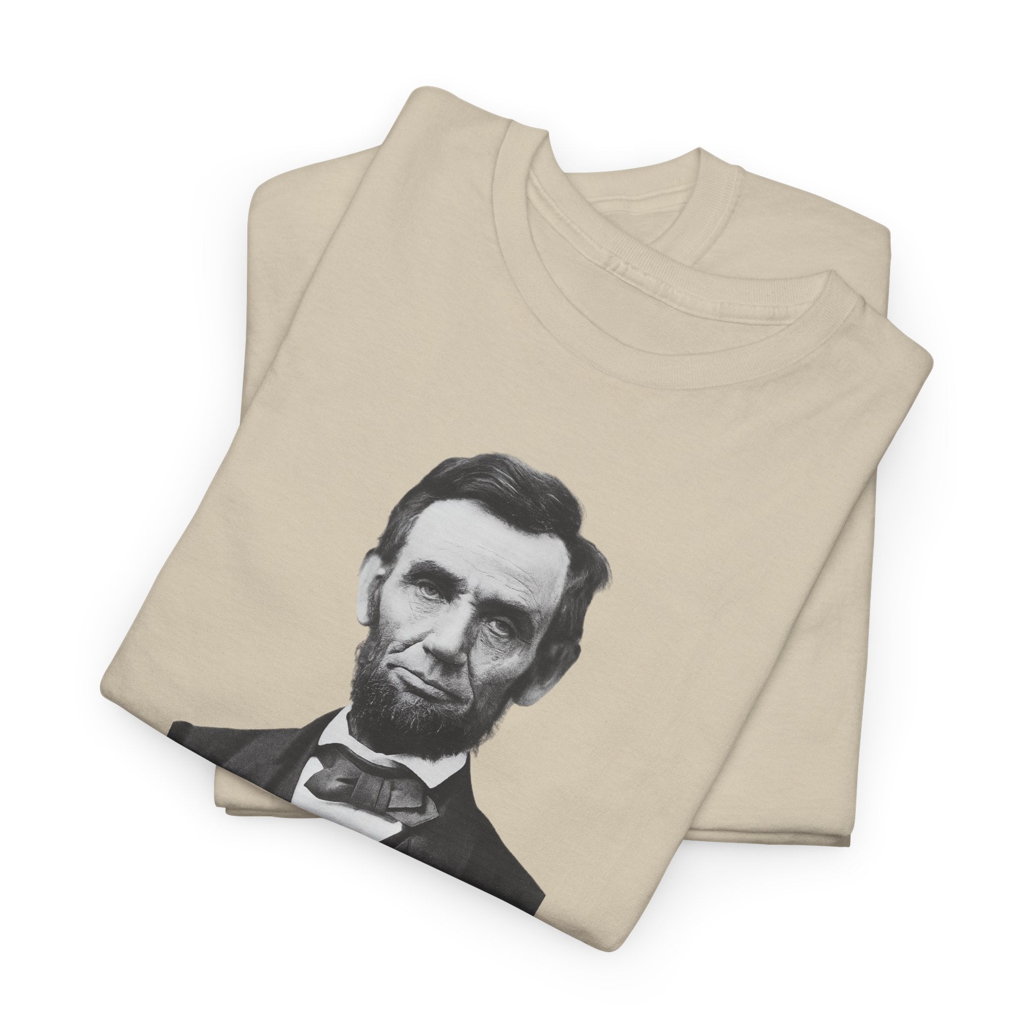Abraham Lincoln Quote T-shirt, Unisex Heavy Cotton T-Shirt, Inspirational Gift, History Lover Apparel, Political Humor Shirt, Historical