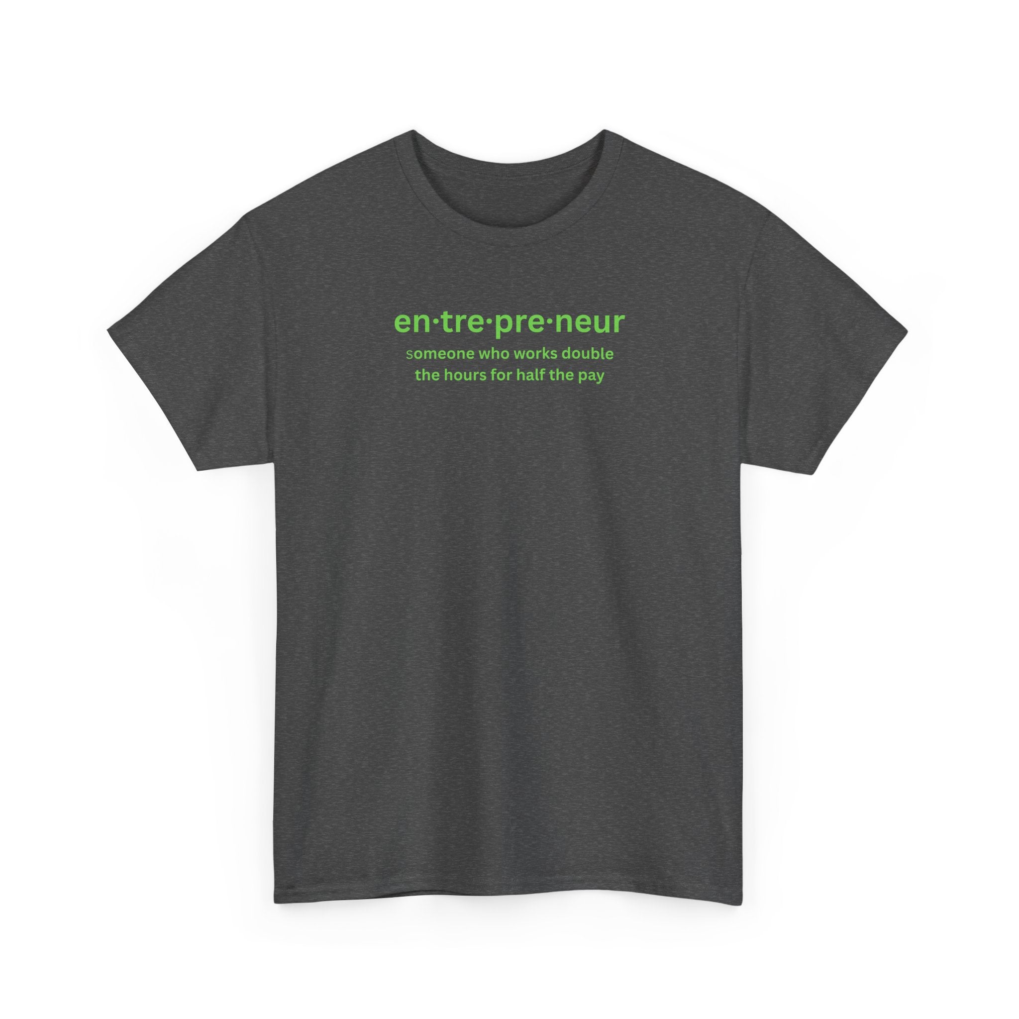 Unisex Entrepreneur T-shirt - Motivational Cotton Shirt for Creatives, Stylish Gift for Graduations, Birthdays, Work Events, Casual Wear