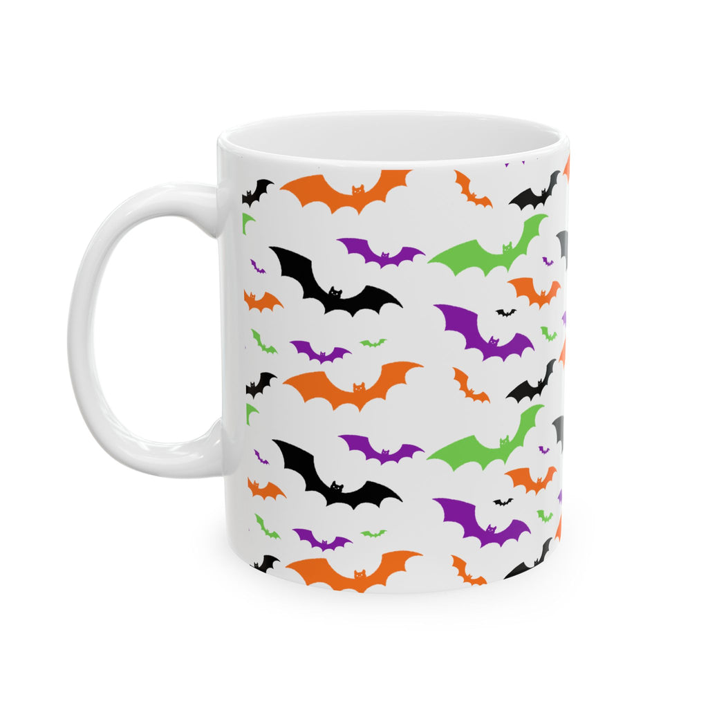 Halloween Bat Ceramic Mug - Perfect for Spooky Season, Coffee Lover Gift, Trick or Treat, Unique Halloween Decor, Witchy Vibes