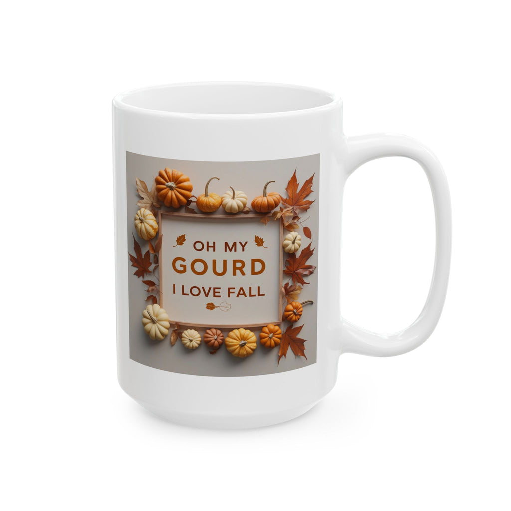 Autumn Harvest Ceramic Mug, Cozy Kitchen Gift, Fall Decor, Thanksgiving Coffee Cup, Seasonal Drinkware, Pumpkin Spice Lover