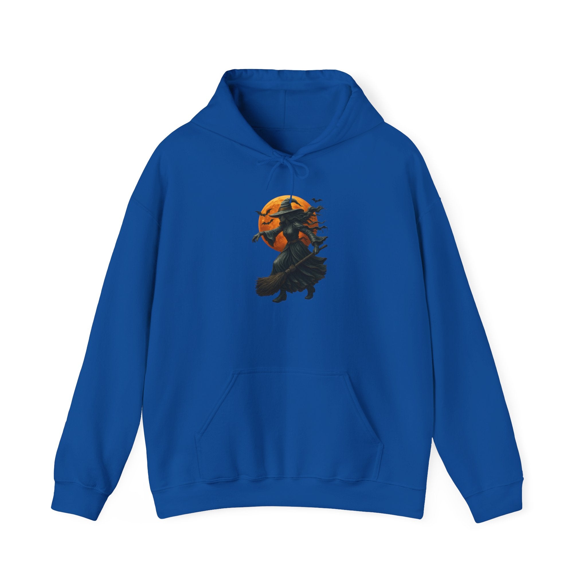 Halloween-Inspired Witch Hoodie, Cozy Fall Sweatshirt, Unisex Autumn Apparel, Spooky Season Gift, Perfect for October Celebrations