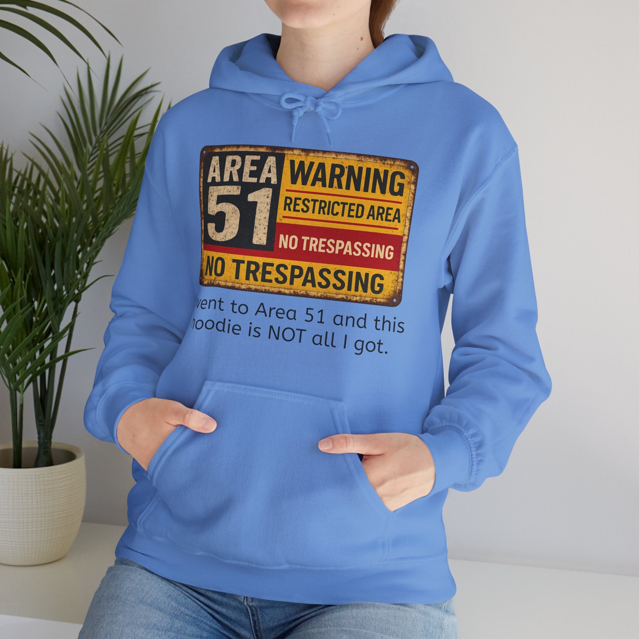 “I went to Area 51 and this hoodie is NOT all I got” Alien Hoodie