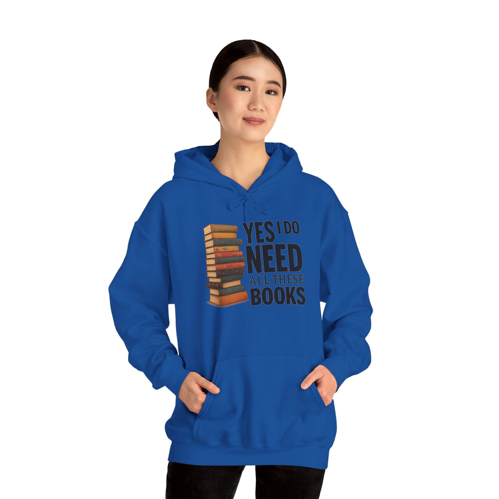 Book Lover's Cozy Hoodie – Perfect for Readers, Gifts for Bibliophiles, Reading Retreats, Book Events, Library Lovers, Literary Apparel