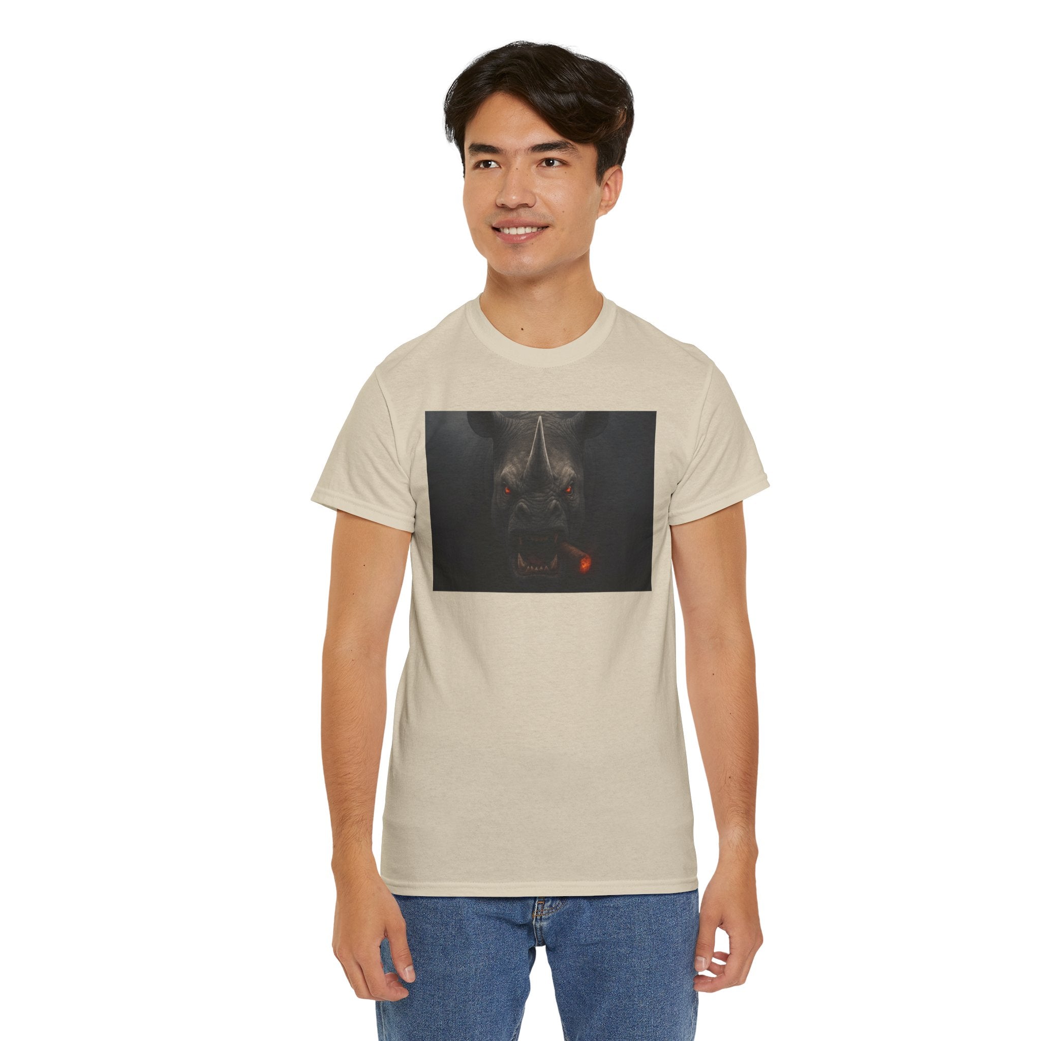 Boss Mode Engaged - Rhino Design | Graphic Tee, Cigar Lover, Father's Day Gift, Casual Wear