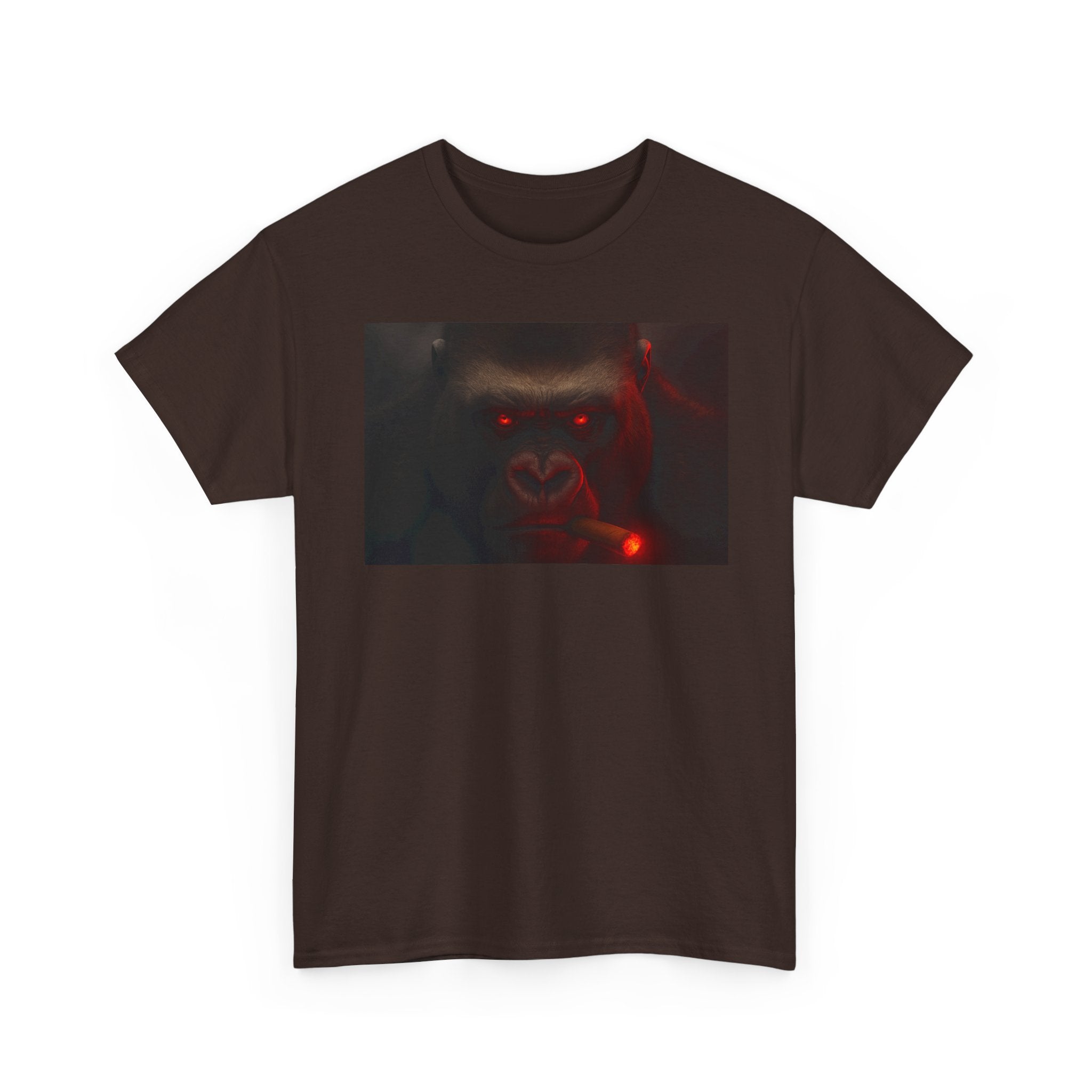 Beast Mode Gorilla - Unisex Heavy Cotton Shirt, Spooky Halloween Gift, Graphic T-Shirt, Casual Wear, Unique Design