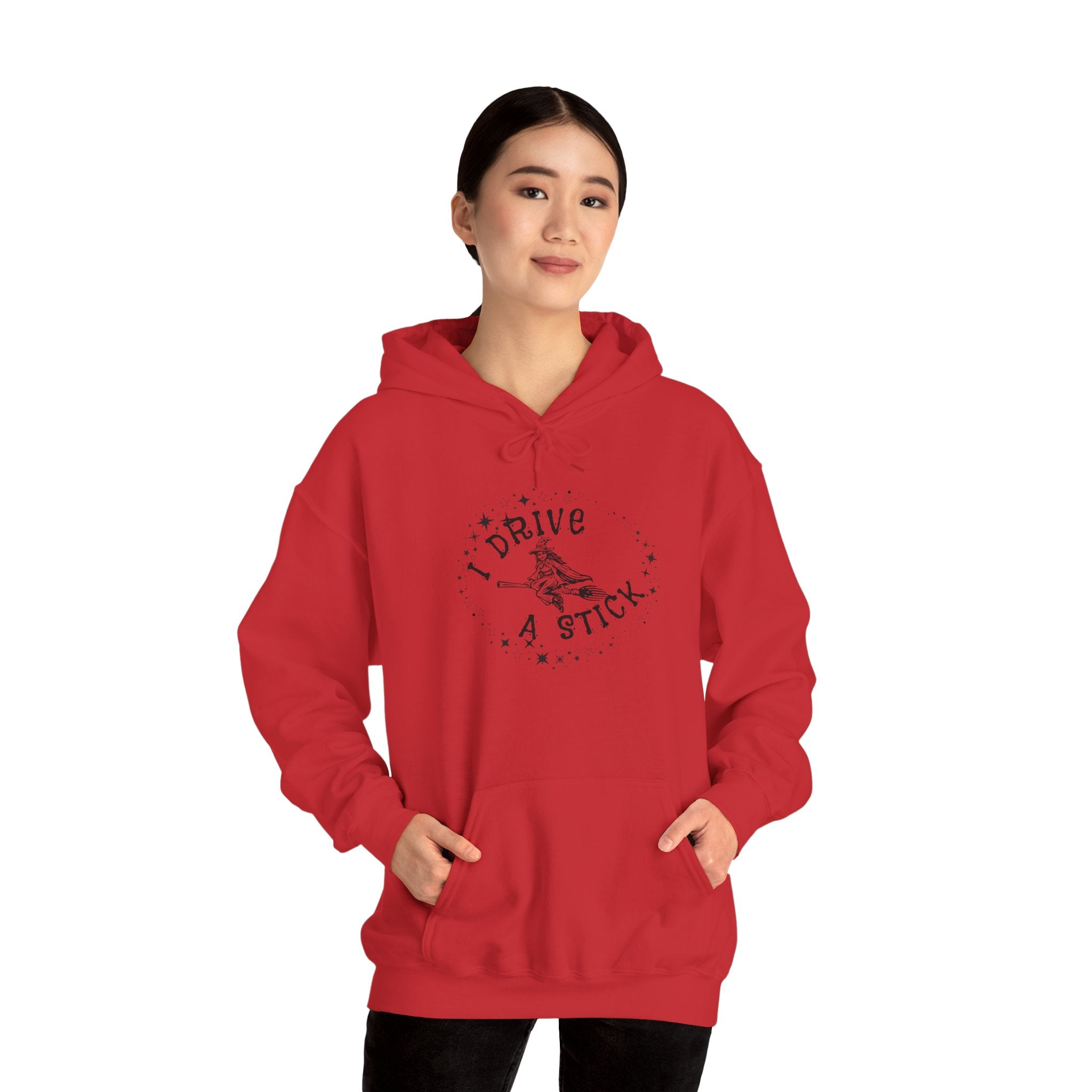 Funny I DRIVE A STICK Hoodie | Perfect Gift for Halloween, Casual Wear, Birthday, and More