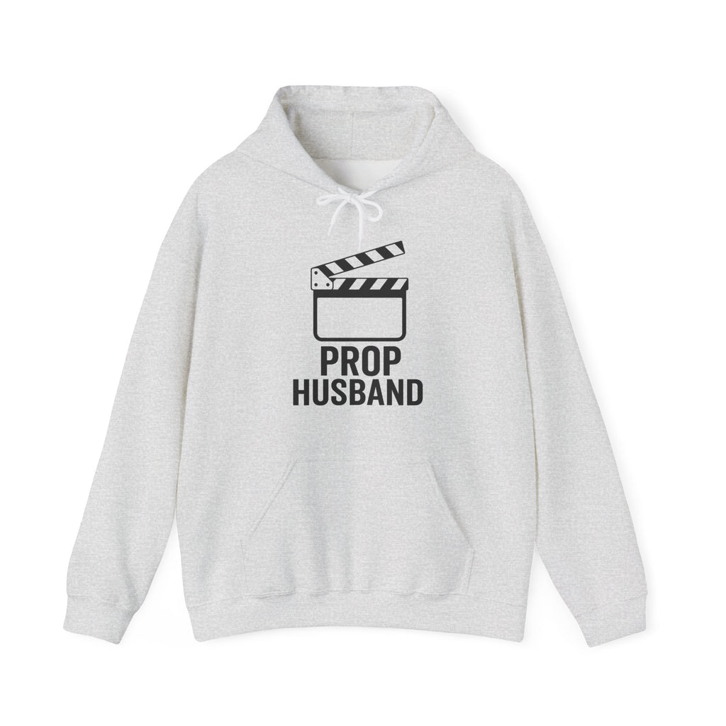 Prop Husband Hoodie — Funny Film Clapper Hooded Sweatshirt for Movie Lovers & Crew