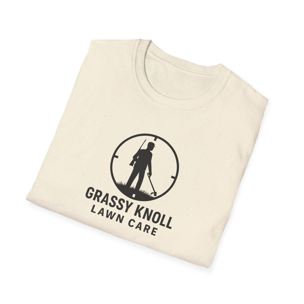 Grassy Knoll Lawn Care T-Shirt, Gardening Gift, Eco-Friendly Tee, Lawn Care Enthusiast Apparel, Outdoor Adventure Shirt