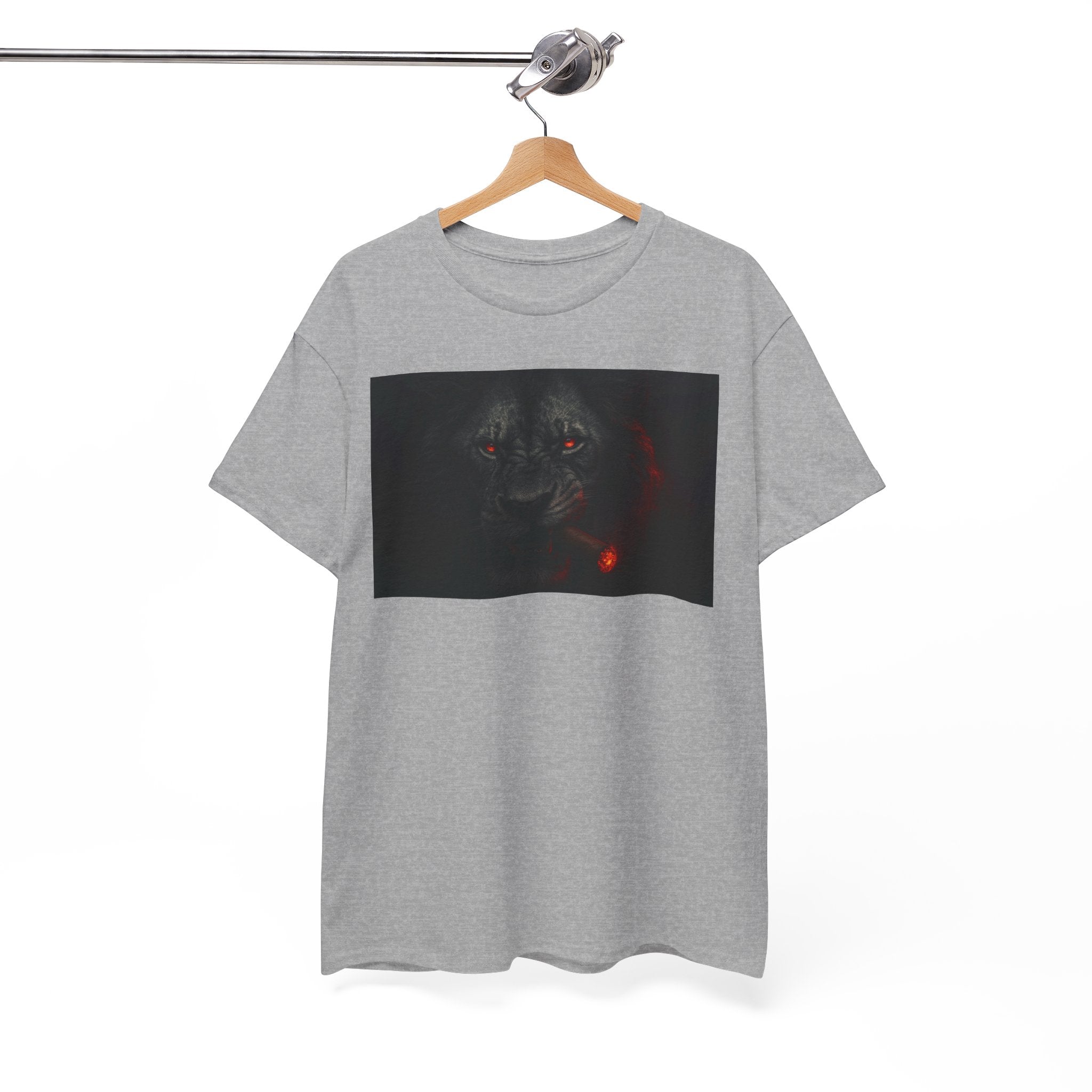 King Mode Engaged - Unisex Heavy Cotton T-shirt, Casual Shirt, Gift for Animal Lovers, Perfect for bosses, Unique Graphic Tee