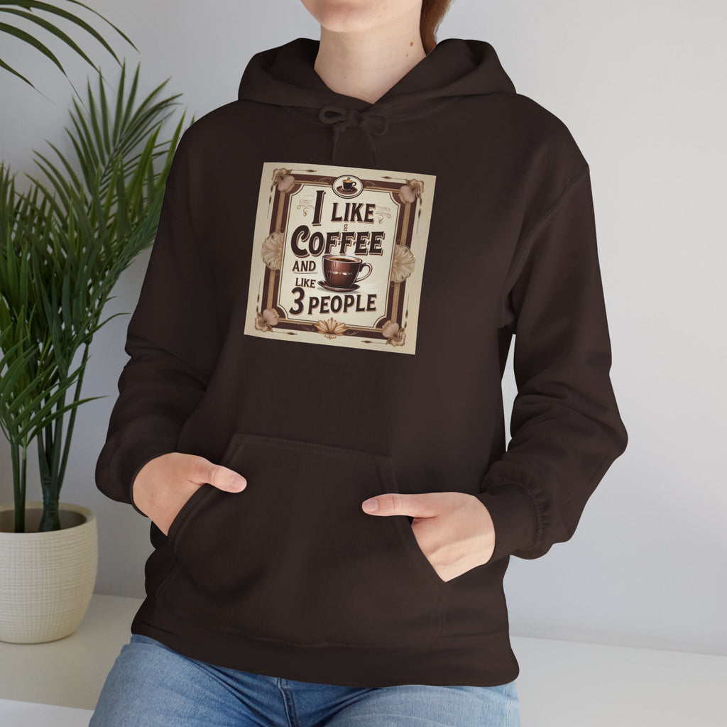Coffee Lovers Unisex Hoodie, Funny Sweatshirt, Gift for Coffee Addicts, Cozy Casual Wear, Cute Hoodie for Friends