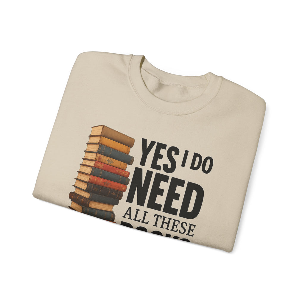 Book Lover's Sweatshirt: Cozy Reading Sweater, Gift for Writers, Library Lover, Literary Apparel, Perfect for Book Clubs