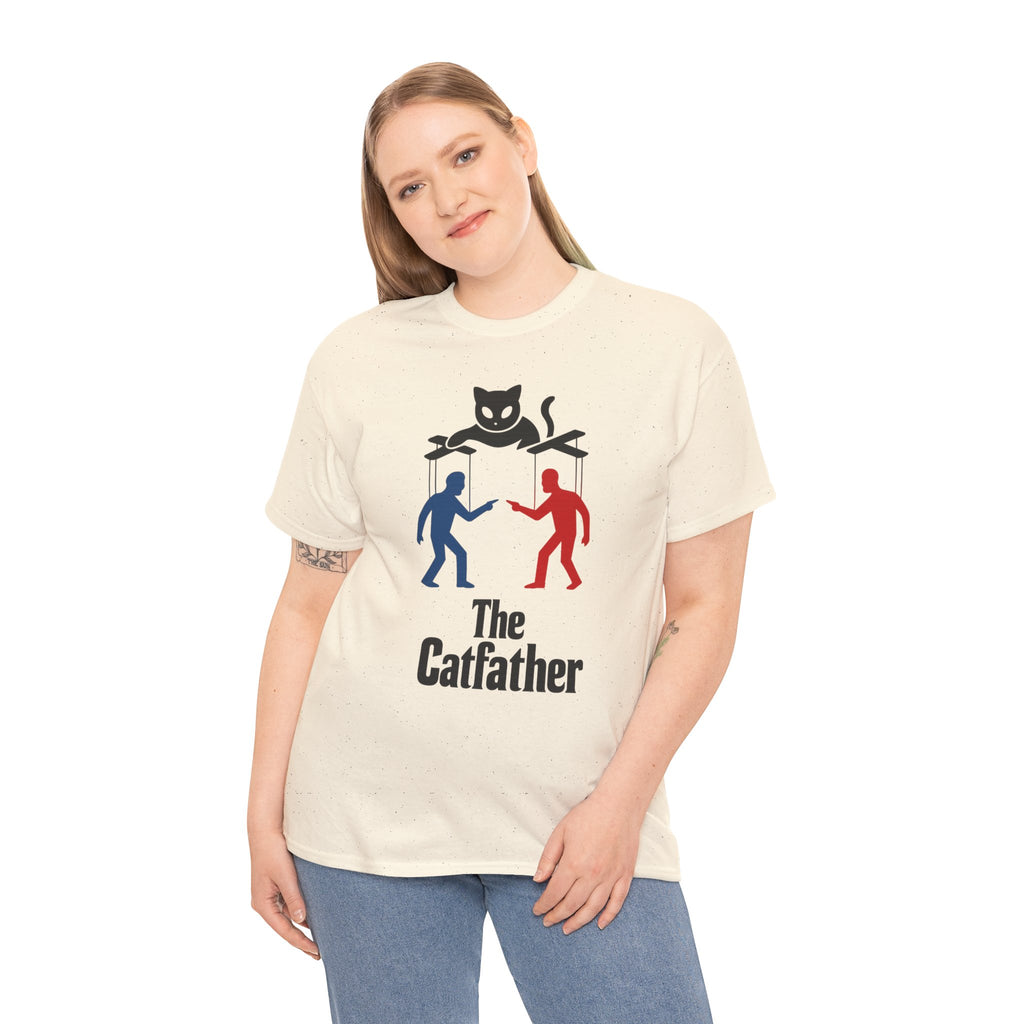 The Catfather Unisex Heavy Cotton T-shirt| Funny Cat T-Shirt | Gift for Cat Lovers | Pet Owner Shirt | Casual Everyday Wear | Unique Cat [...]