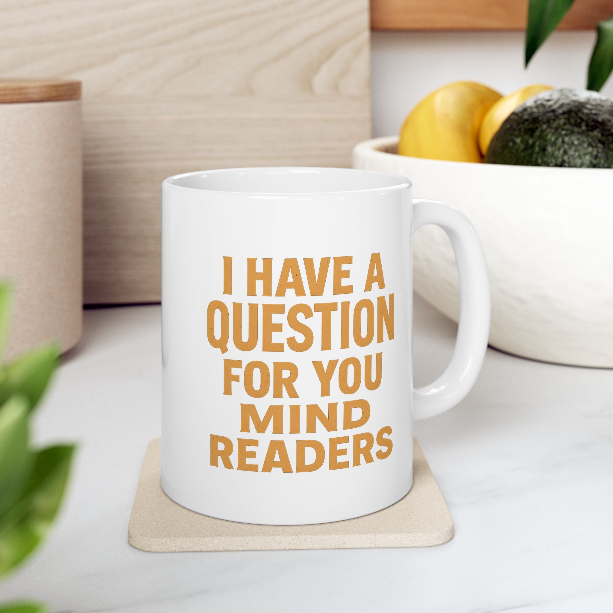 MIND READERS Coffee Mug for Readers, Gift for Book Lovers, Cozy Coffee Mug, Literary Quote Mug, Perfect for Birthdays, Home Decor