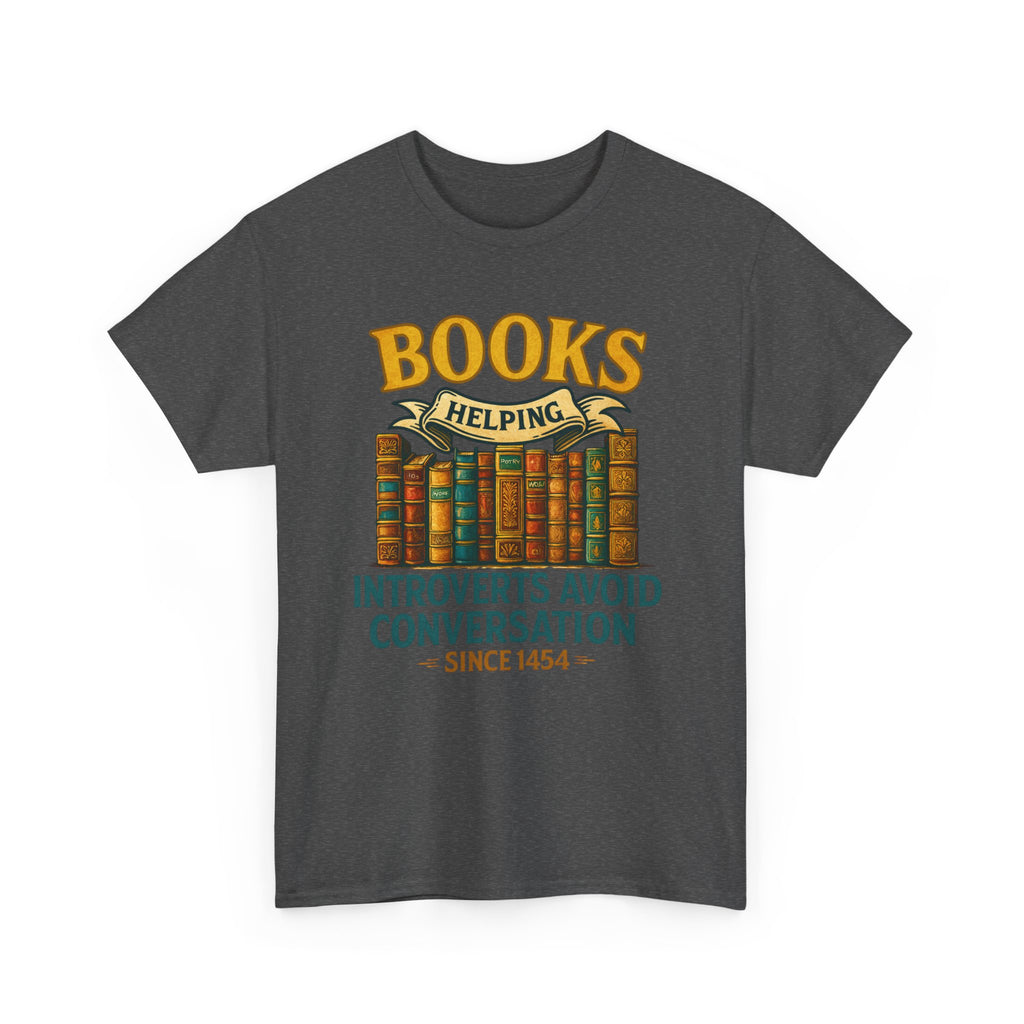 Unisex Heavy Cotton Tee for Book Lovers