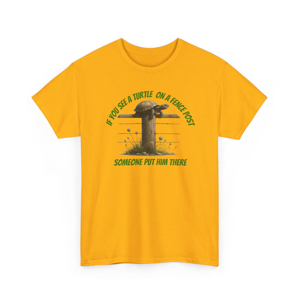 Whimsical Turtle Tee - Funny Animal T-Shirt, Gift for Nature Lovers, Deep Thoughts, Unique Casual Wear