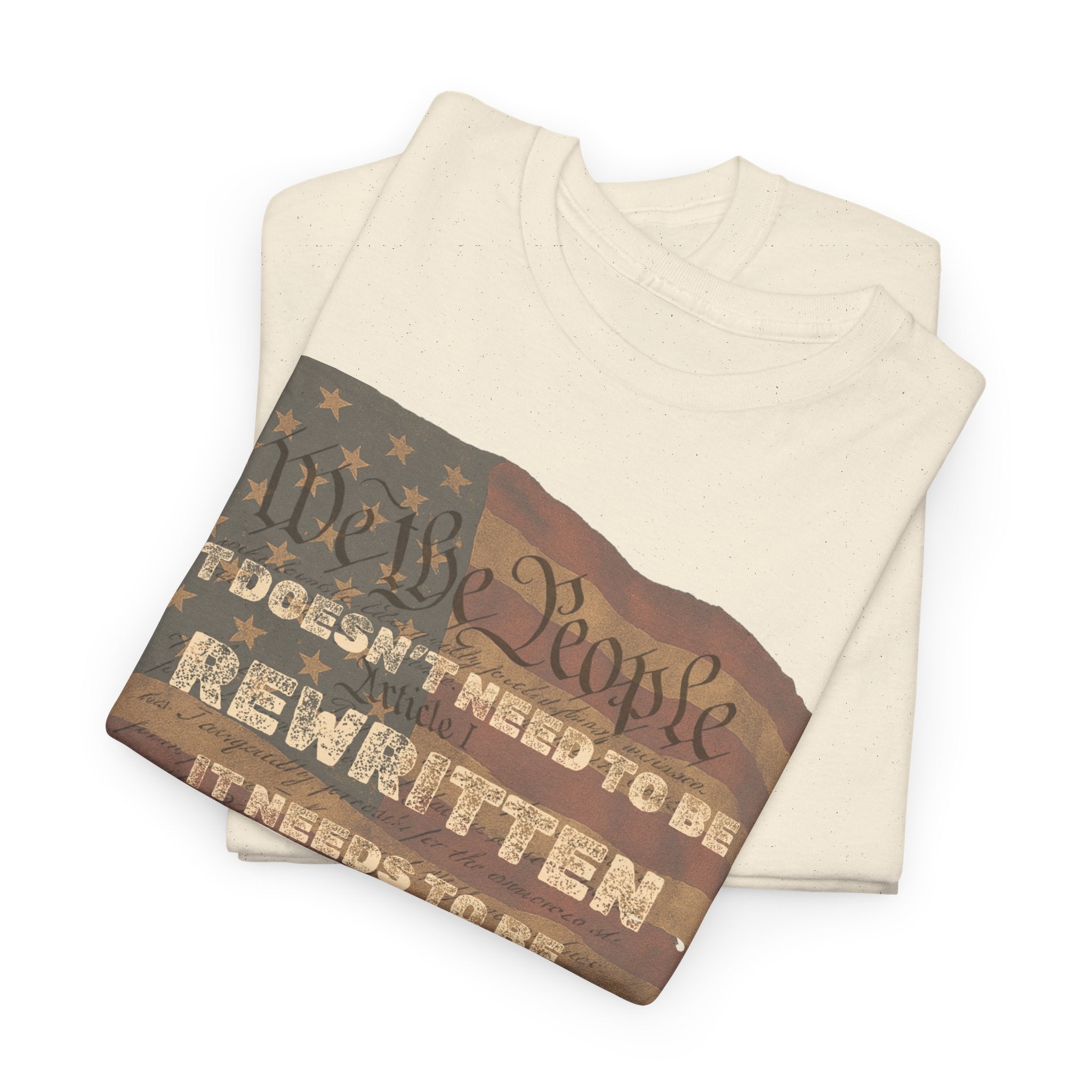 Patriotic Unisex Cotton Tee | Inspirational T-Shirt for Everyday Wear, Gifts, and Celebrations