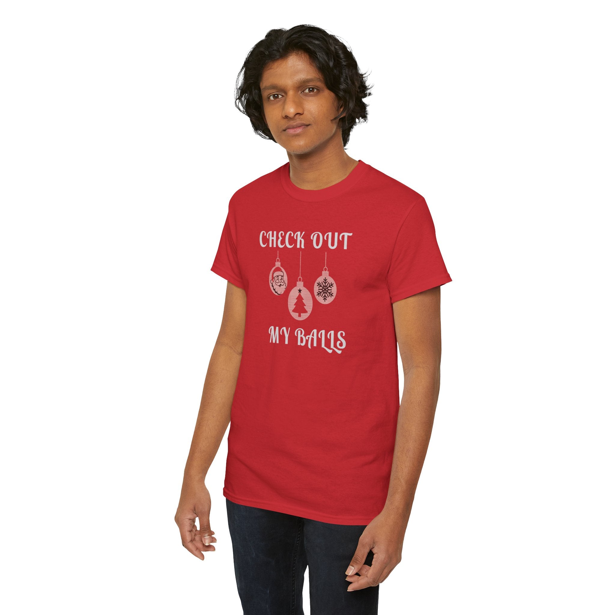 Funny Christmas Tee, Holiday Humor T-Shirt, Unisex Cotton T-Shirt, Gift for Him, Quirky Christmas Apparel
