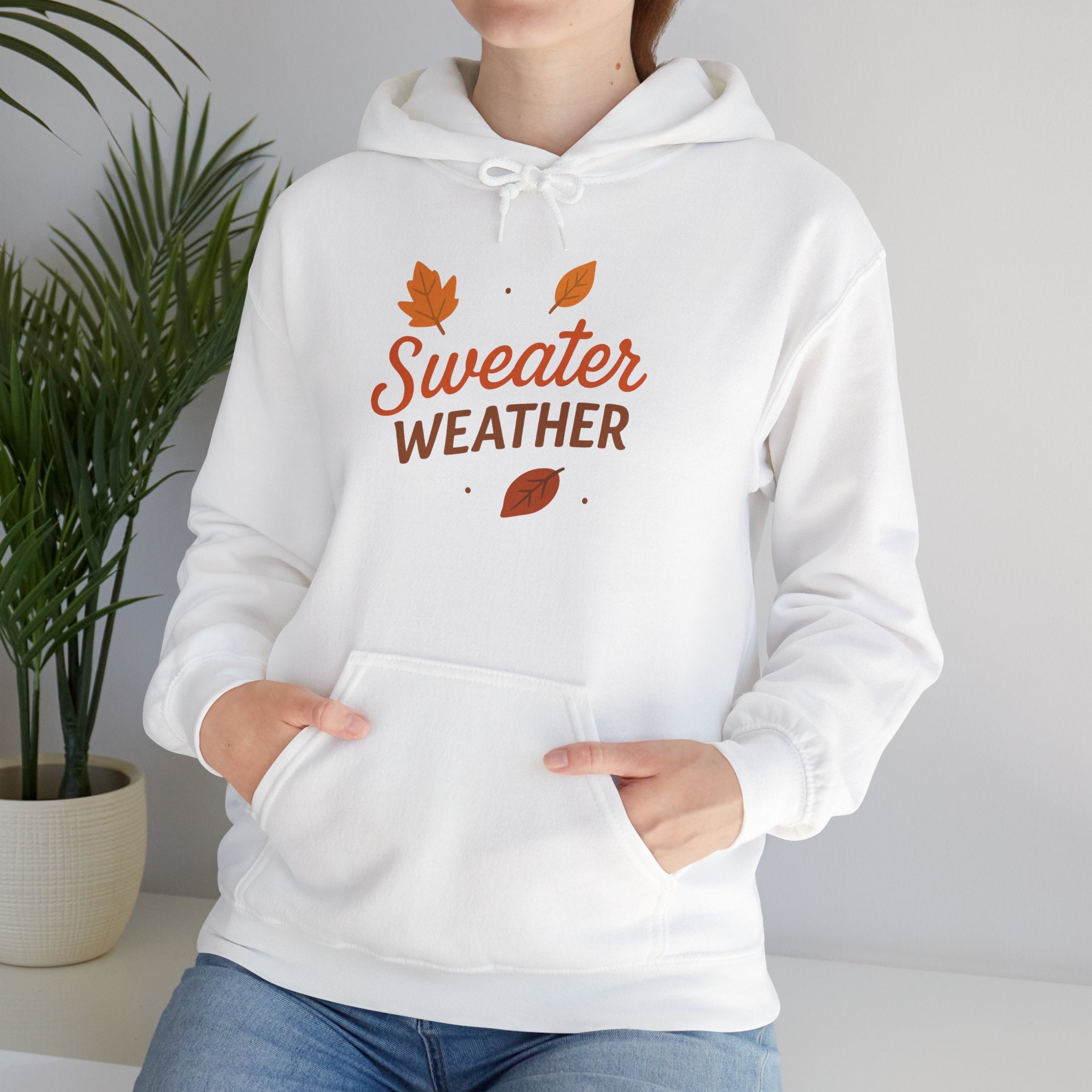 Sweater Weather Hoodie - Cozy Unisex Sweatshirt for Autumn Days, Fall Fashion, Comfortable Gift, Thanksgiving Apparel, Casual Wear