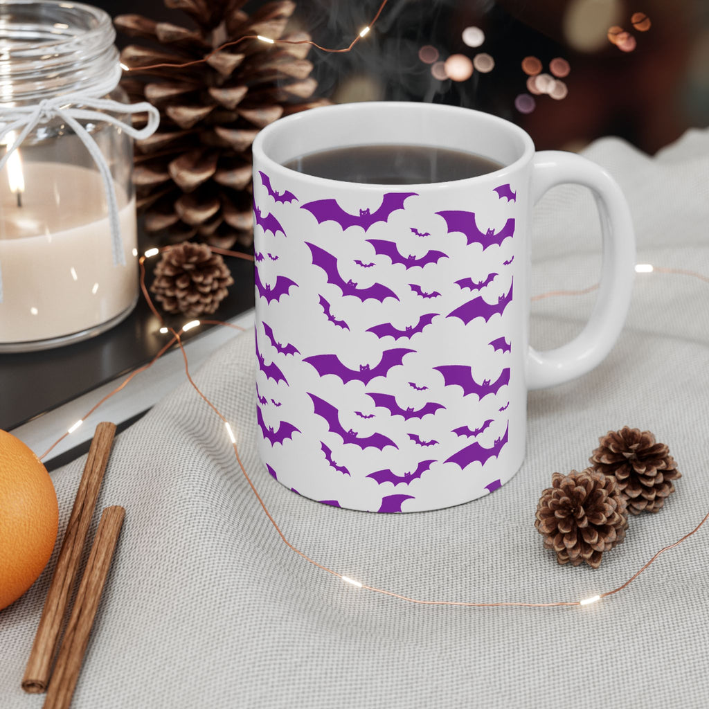 Ceramic Bat Mug - Perfect for Halloween, Gothic Gifts, Coffee Lover, Tea Time, Spooky Decor, Haunted House