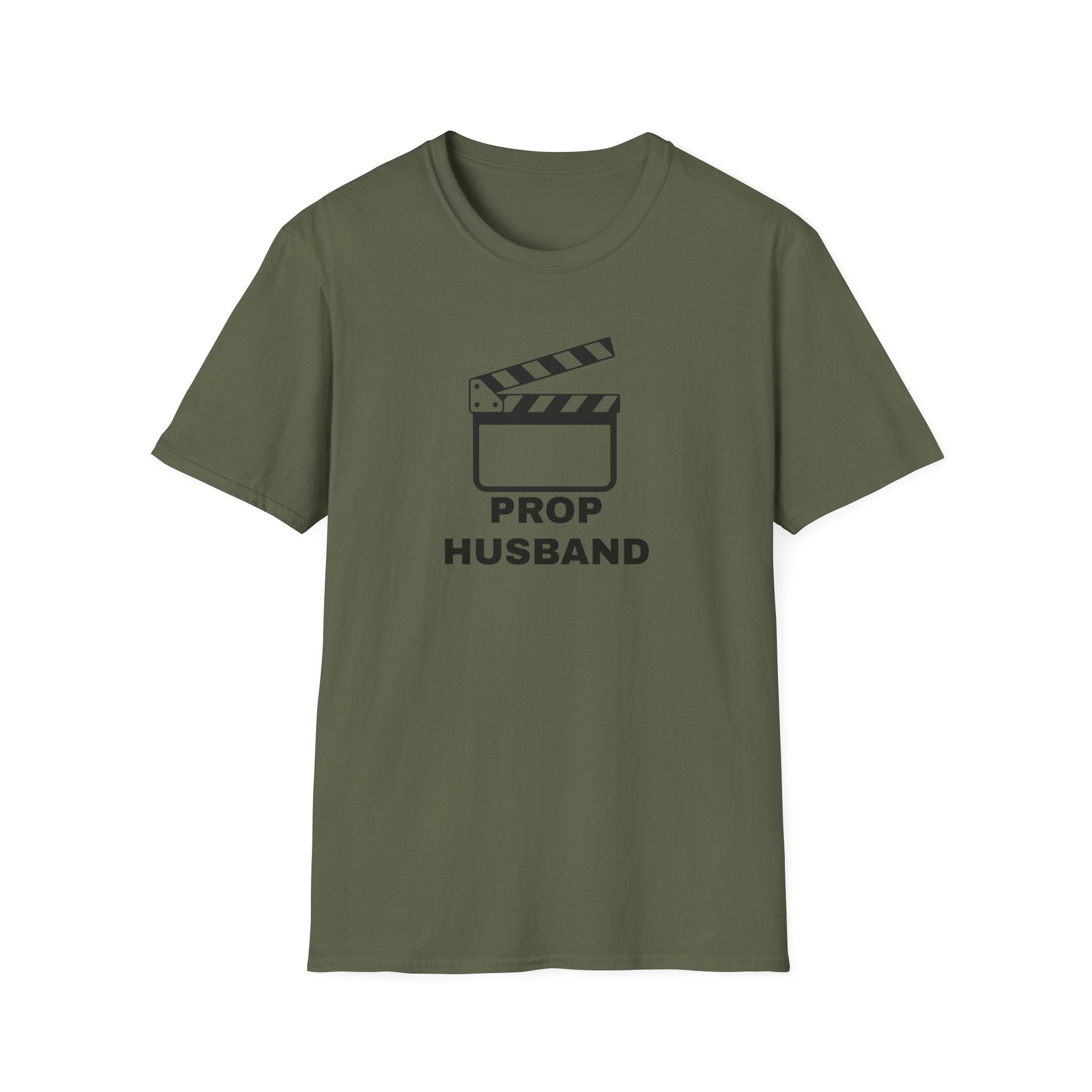 Prop Husband Unisex Softstyle T-Shirt, Movie Lover Gift, Film Set Apparel, Cinema Humor Tee, Casual Wear for Creatives